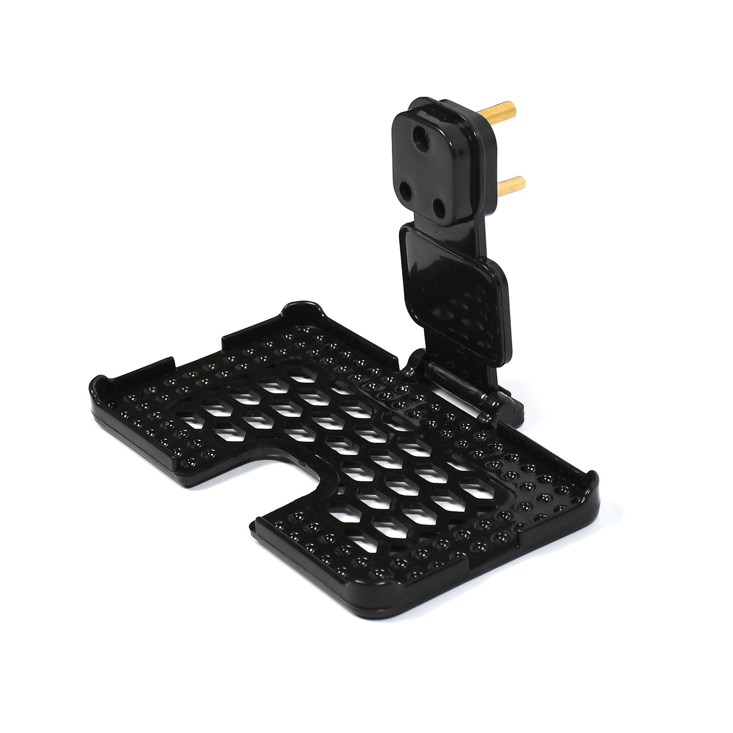 6496b Multi-purpose Wall Holder Stand For Charging Mobile Just Fit In Socket And Hang ( Black ) - Springkart 