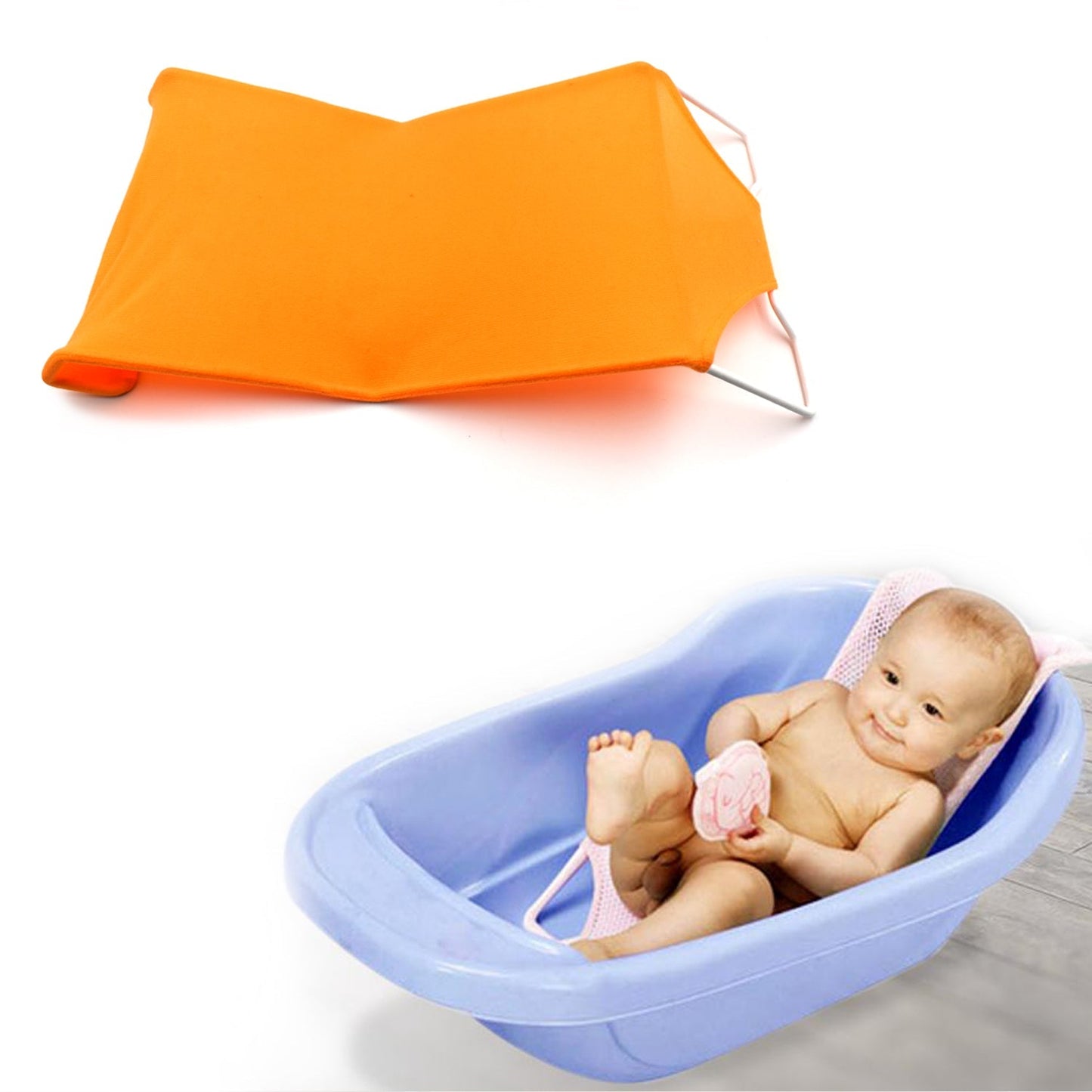 6308 Baby Shower Seat Bed Used In All Household Bathrooms For Bathing Purposes Etc. - Springkart 