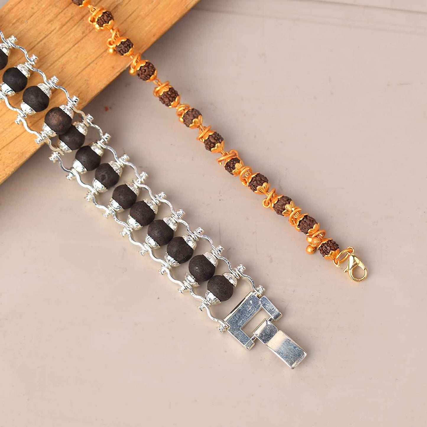 Govt. Certified Silver & Gold PVD Coated Bracelet Combo for Women