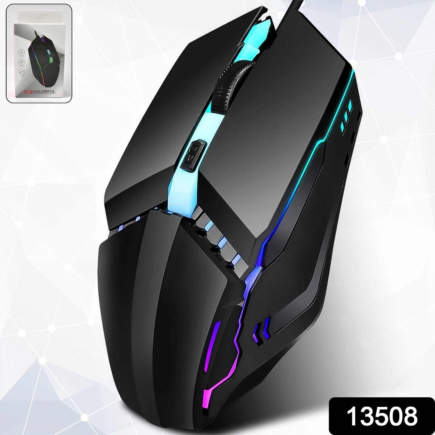 Usb Wired Mouse Ergonomic Design Gaming Mouse (1 Pc) - Springkart 