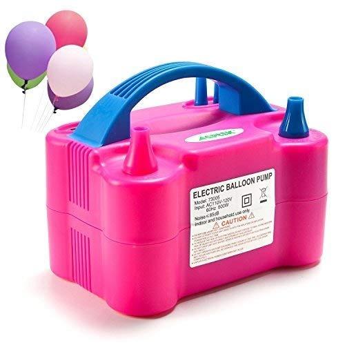 1599 Portable Dual Nozzle Electric Balloon Blower Pump Inflator - Springkart 