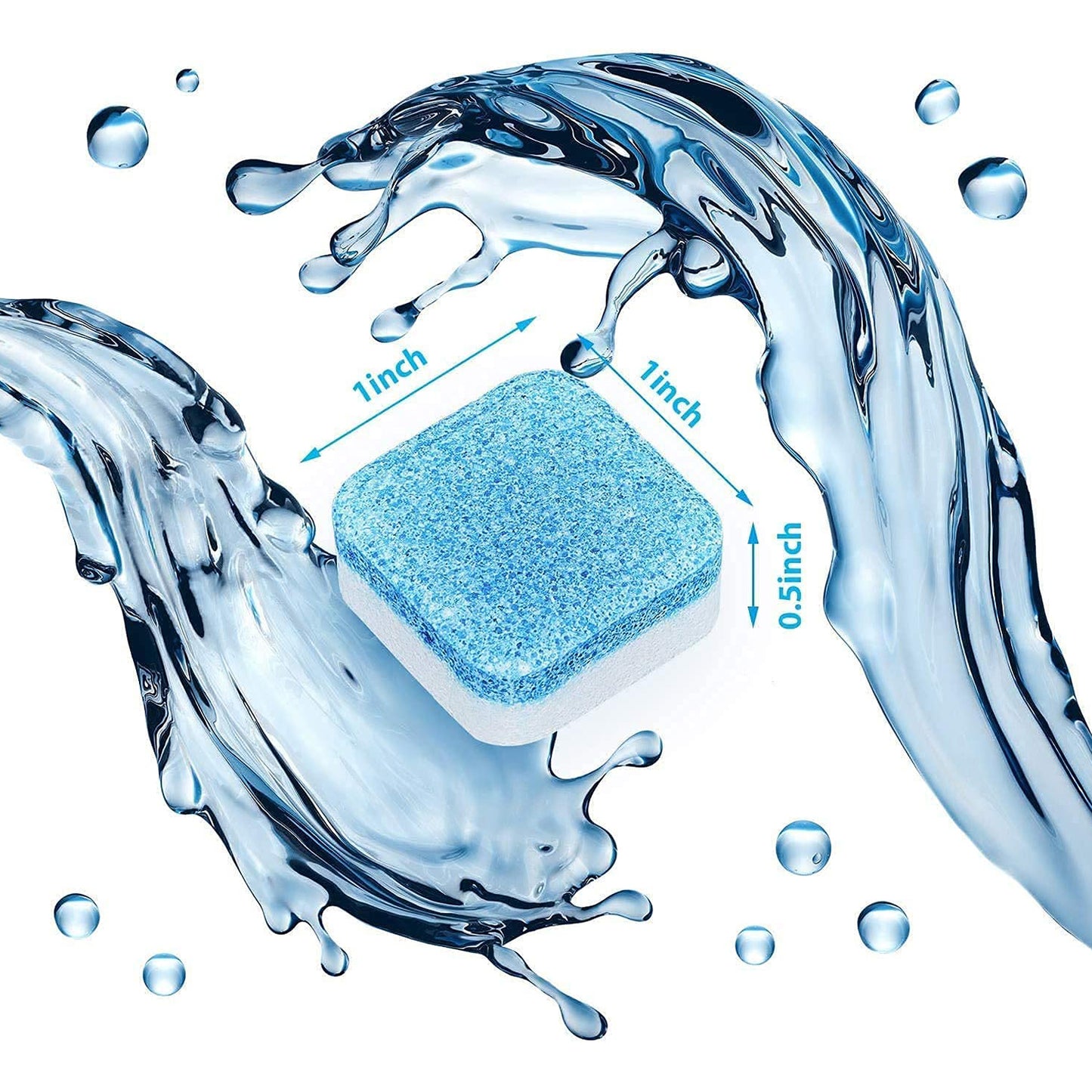 6245 Washing Machine Effervescent Tablet For All Companys Front And Top Load Machine Tablet For Perfectly Cleaning Of Tub Drum Stain Remover Washer Cleaner - Springkart 