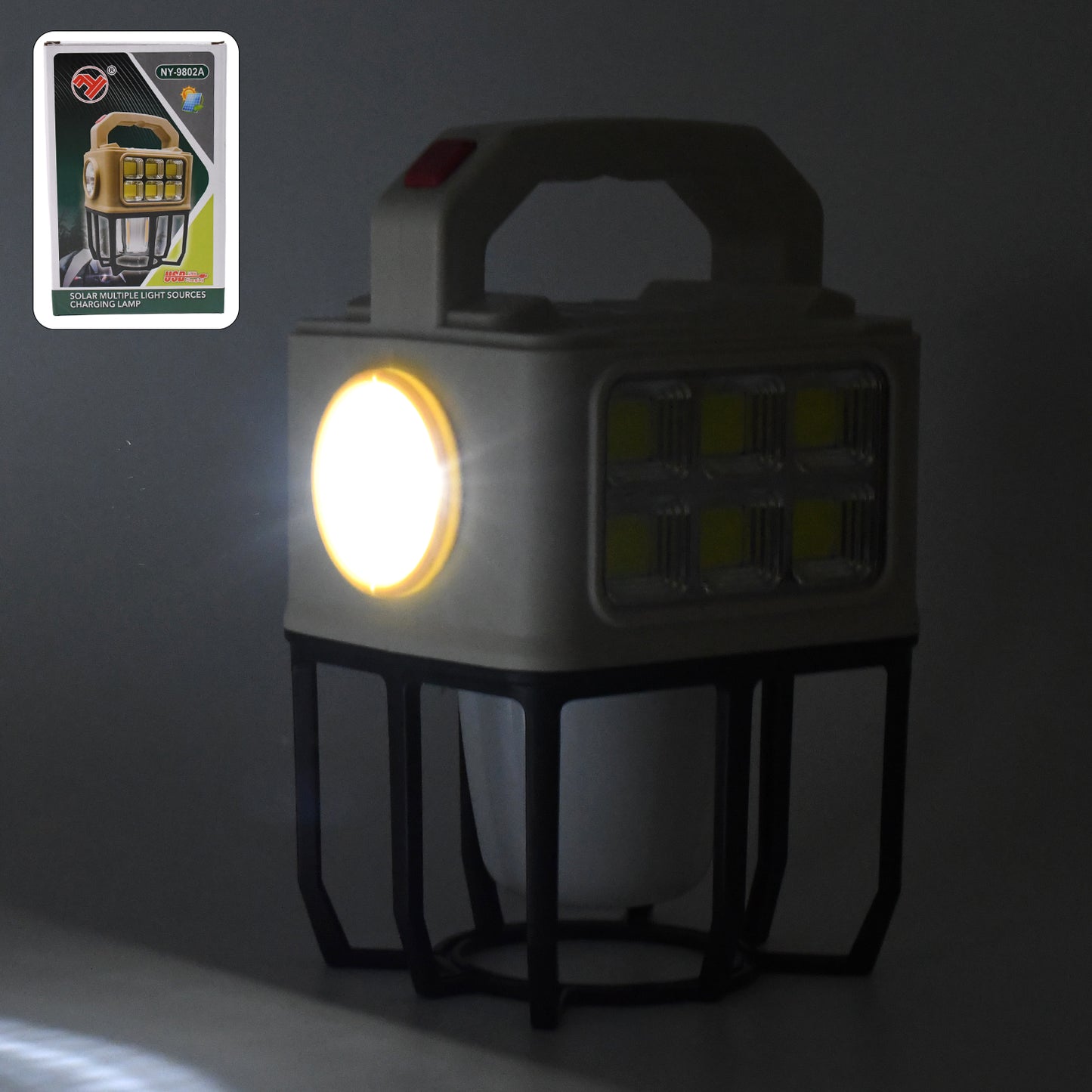 Solar Portable Camping Lantern 3 Light Modes Camping Lantern - Springkart 