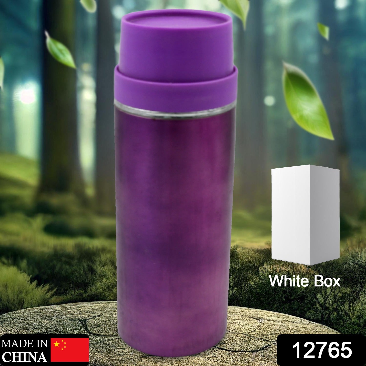12765 Stainless Steel Water Bottle Leak Proof Rust Proof Hot Cold Drinks Gym Sipper Bpa Free Food Grade Quality Steel Fridge Bottle For Office Gym School (500 Ml Approx) - Springkart 