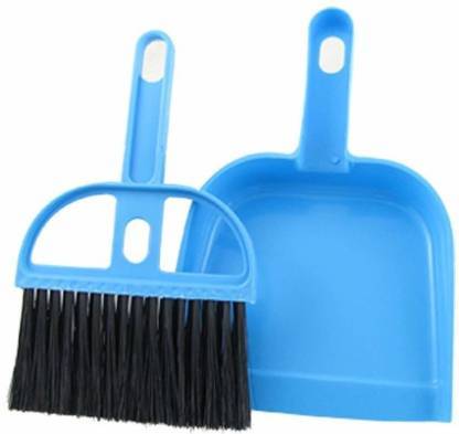 2213 Mini Dustpan With Brush Broom Set For Multipurpose Cleaning - 2 Pcs - Springkart 