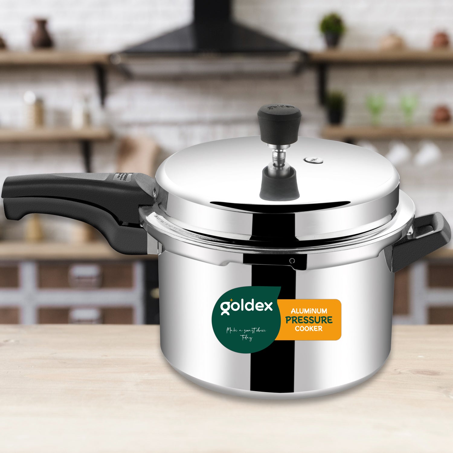 Aluminium Classic Goldex Pressure Cookers With Outer Lid (7.5 Litres) - Springkart 