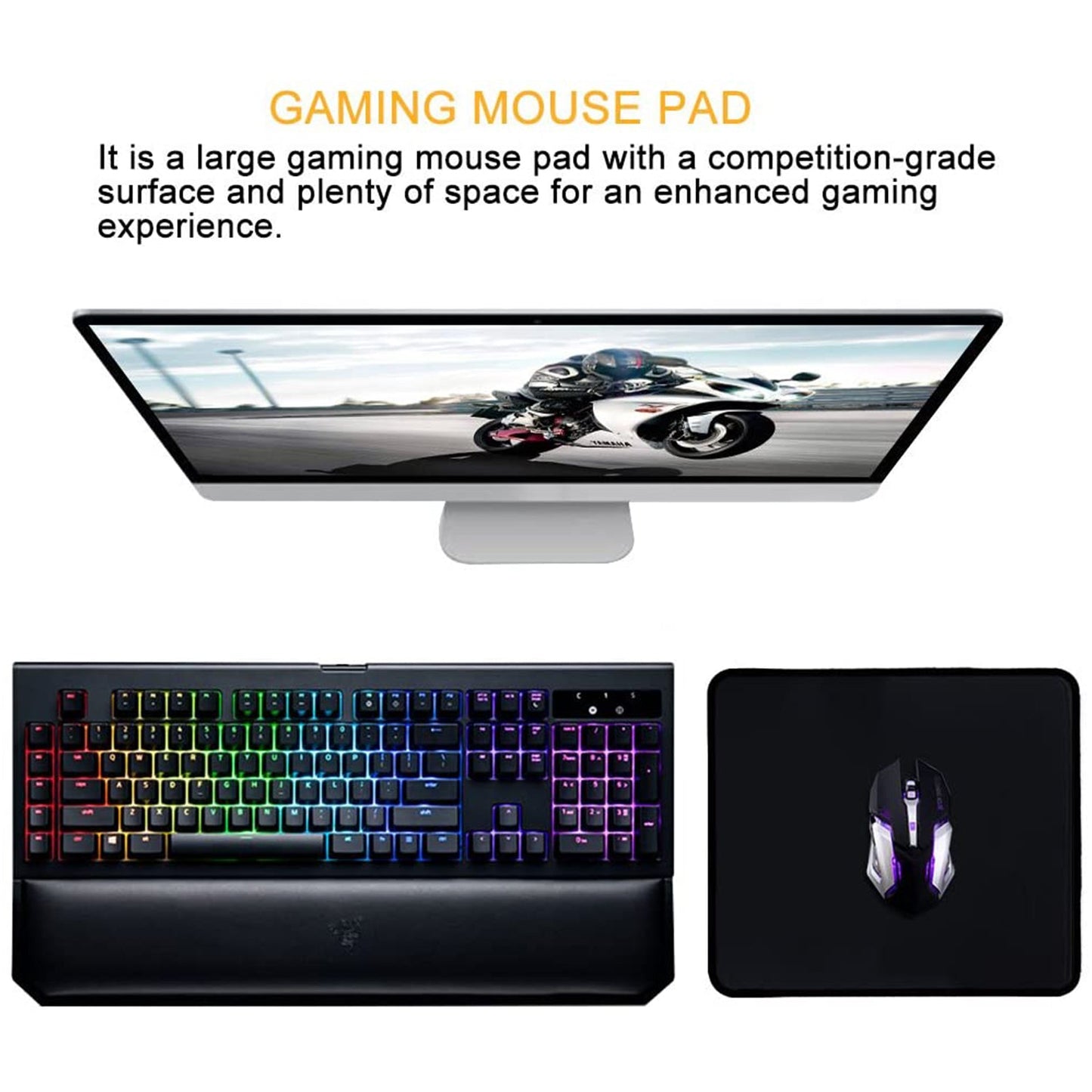 6162 Simple Mouse Pad Used For Mouse While Using Computer. - Springkart 