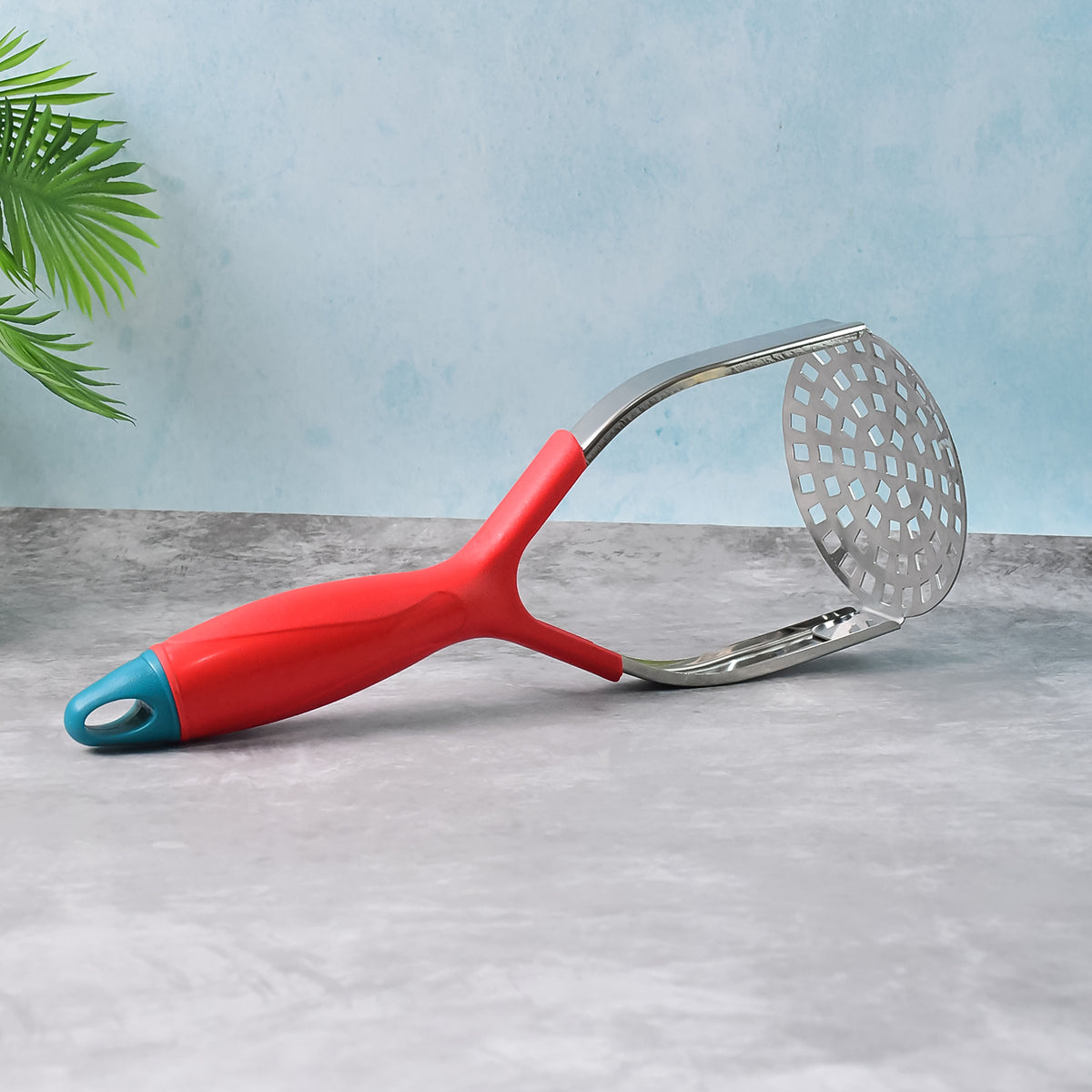 5493 Kitchen Food Masher Fruit Tool Masher Professional Masher Kitchen Tool Kitchen Masher With Comfortable Grip Heavy Duty Potato Masher Perfect For Bean Vegetable Fruits Masher (1 Pc)