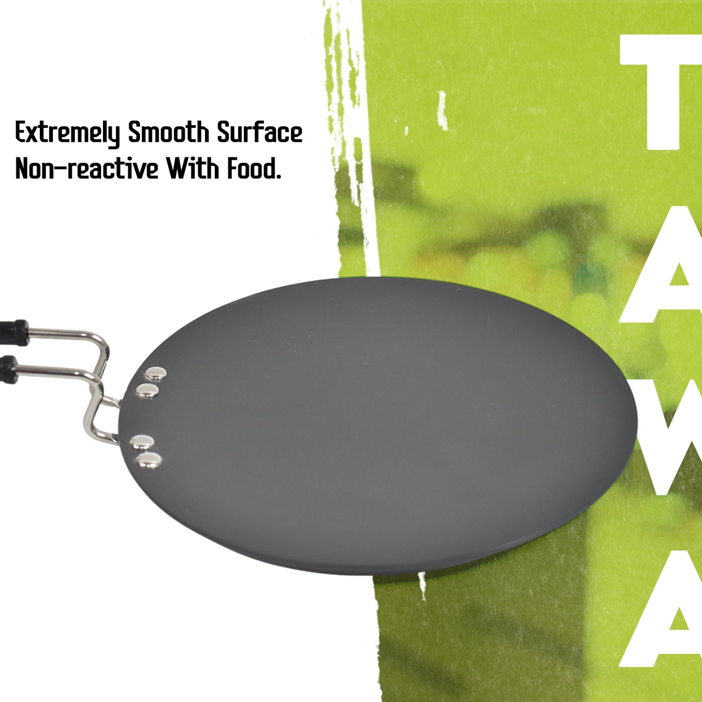 Multi Purpose Aluminium Rays Roti Tawa (10 Inch  3 Mm)