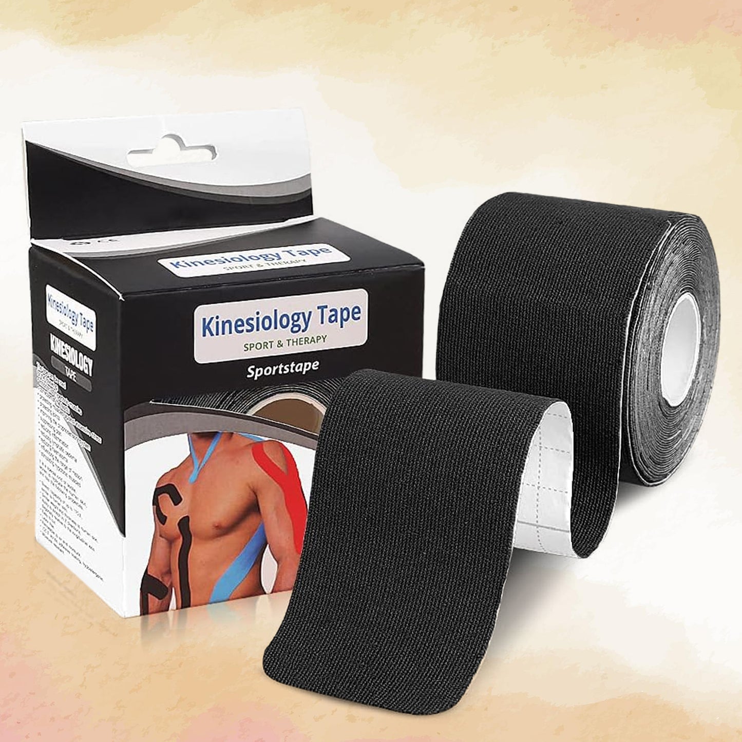 Kinesiology Tape For Physiotherapy Tape For Sports Injury Pain Relief (5 Cm X 5m 1 Pc) - Springkart 