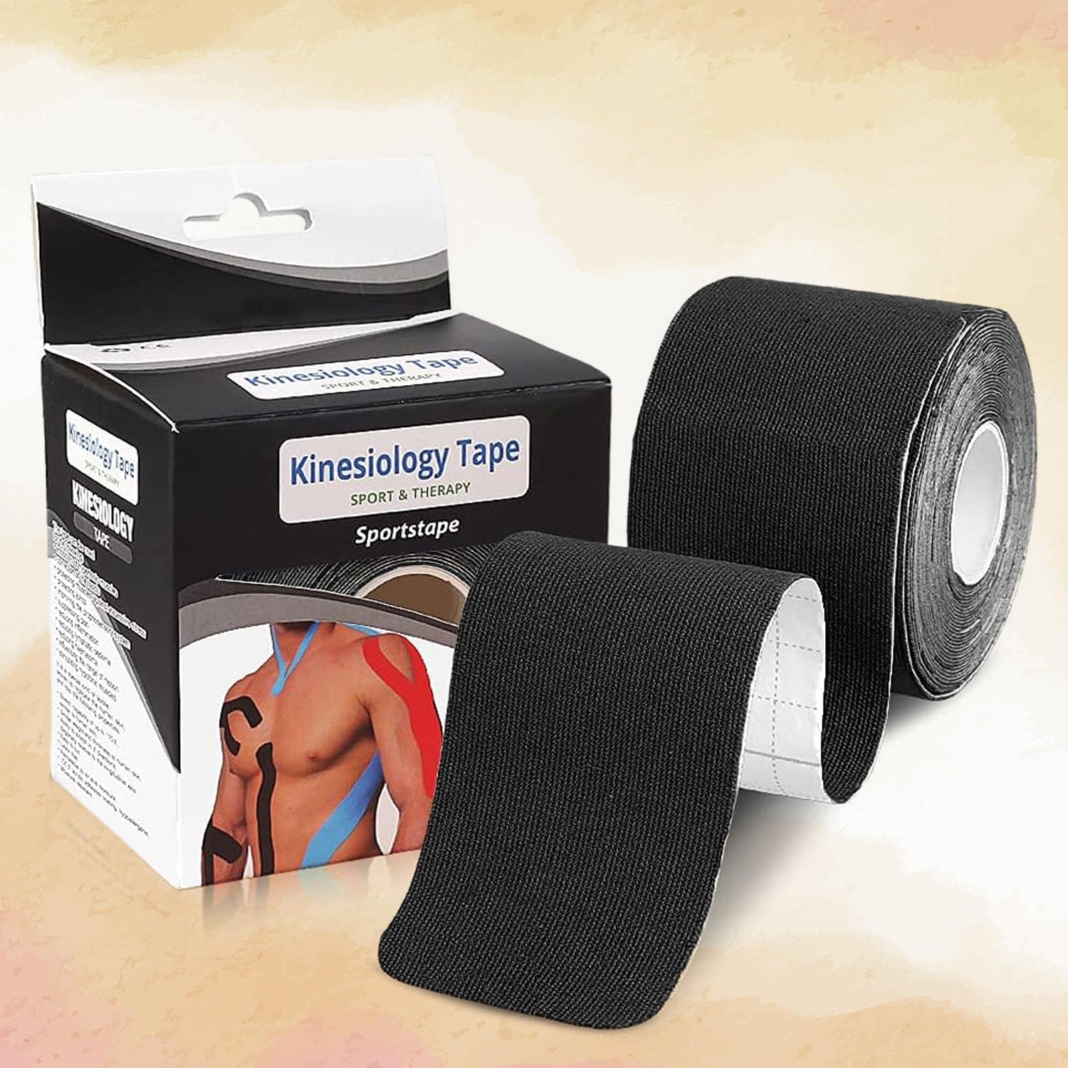 Kinesiology Tape For Physiotherapy Tape For Sports Injury Pain Relief (5 Cm X 5m 1 Pc) - Springkart 