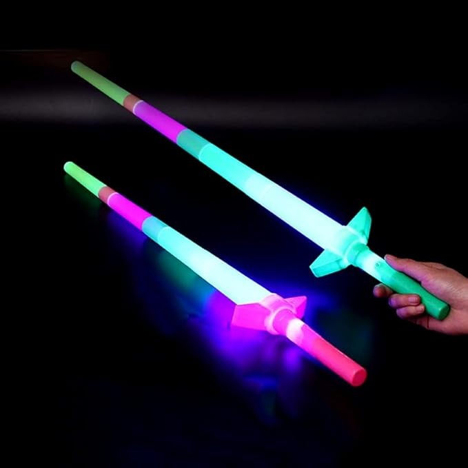 Sword With Led Lights Glow In The Dark Flashing Sword