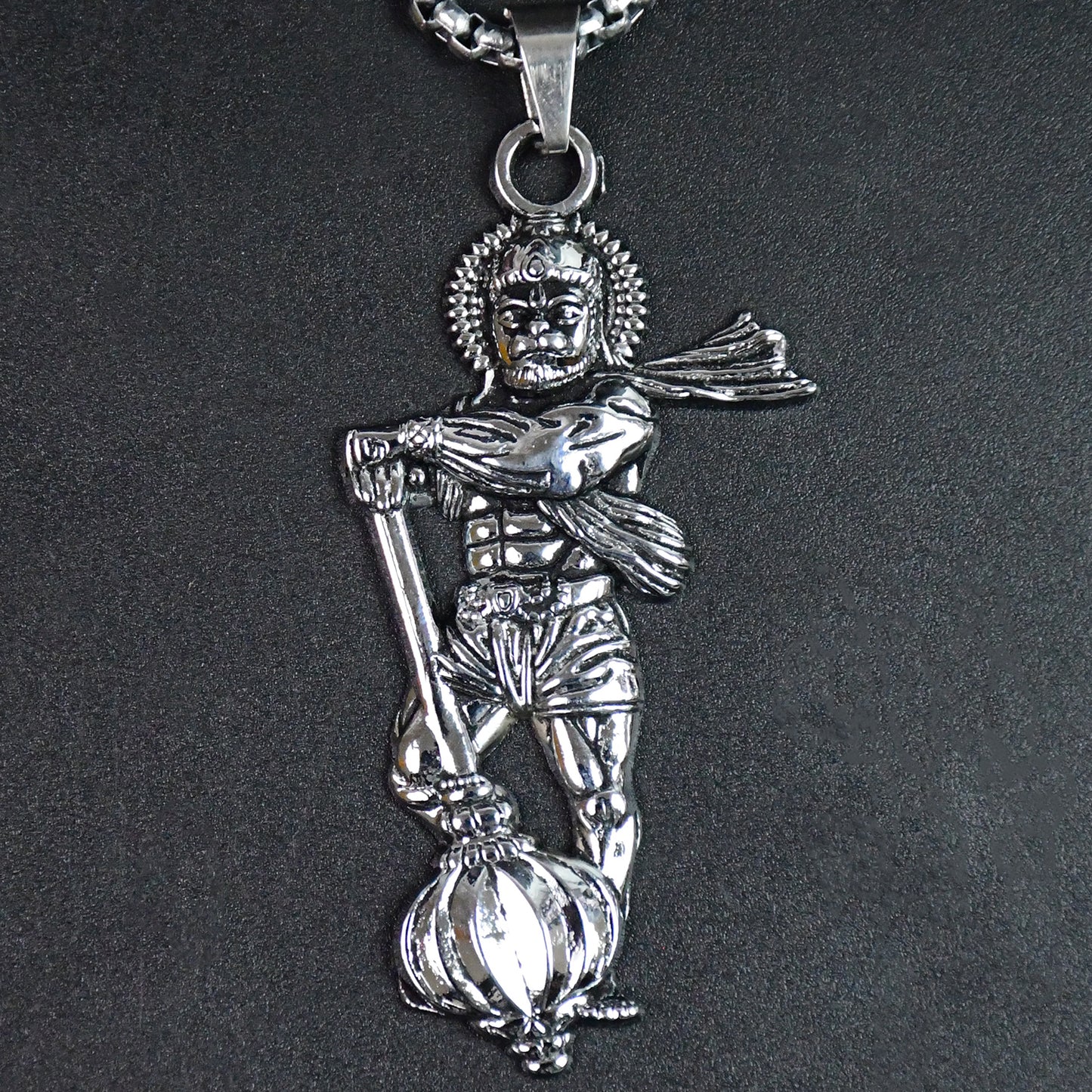 Hanuman Ji Pendant With Gada Religious Jewellery For Men And Women (1 Pc) - Springkart 