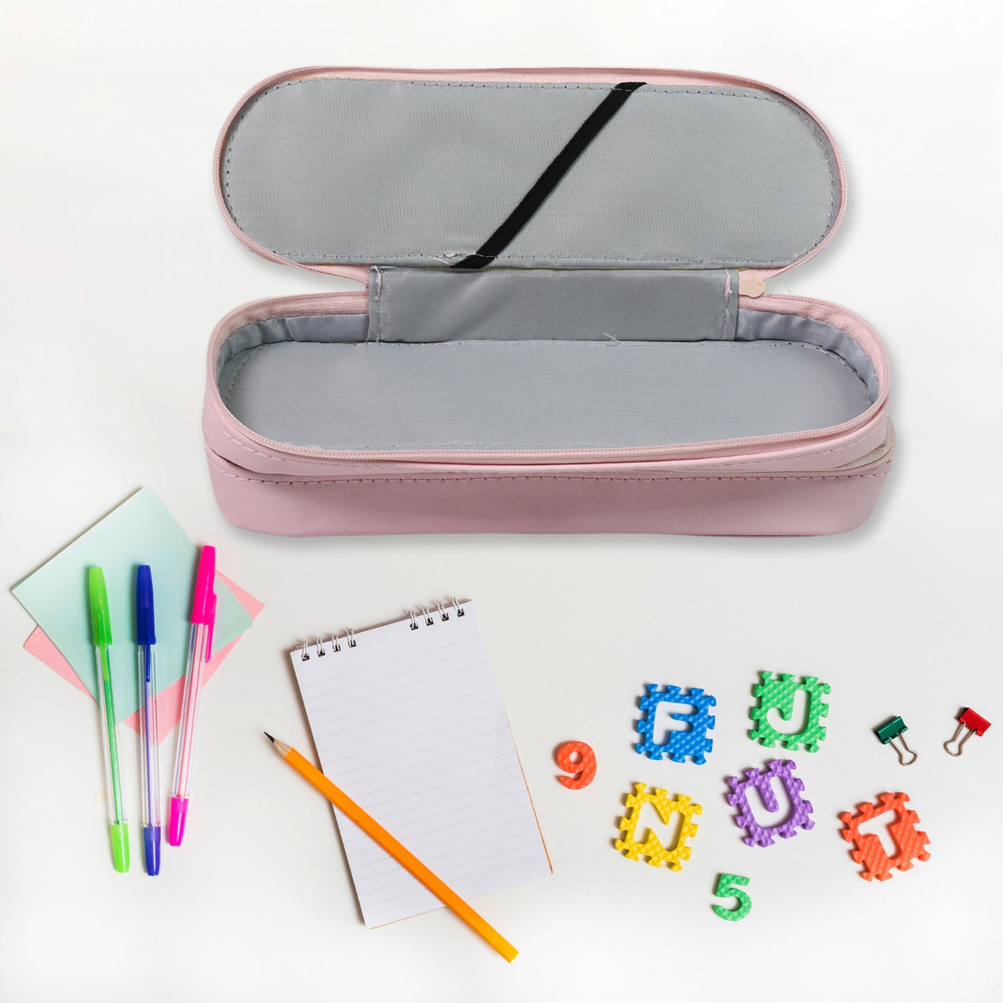 Double Layer Large Capacity With Multi-functional Pencil Case (1 Pc) - Springkart 