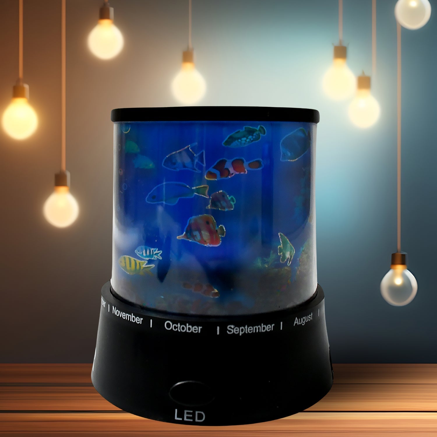 LED Projector Night Light Amazing Lamp, 3 Battery operated lamps, Rotation With the music Function, Master for Kids Bedroom Home Decoration Night Romantic Gift (Battery Not Included / 1 pc) - Springkart 