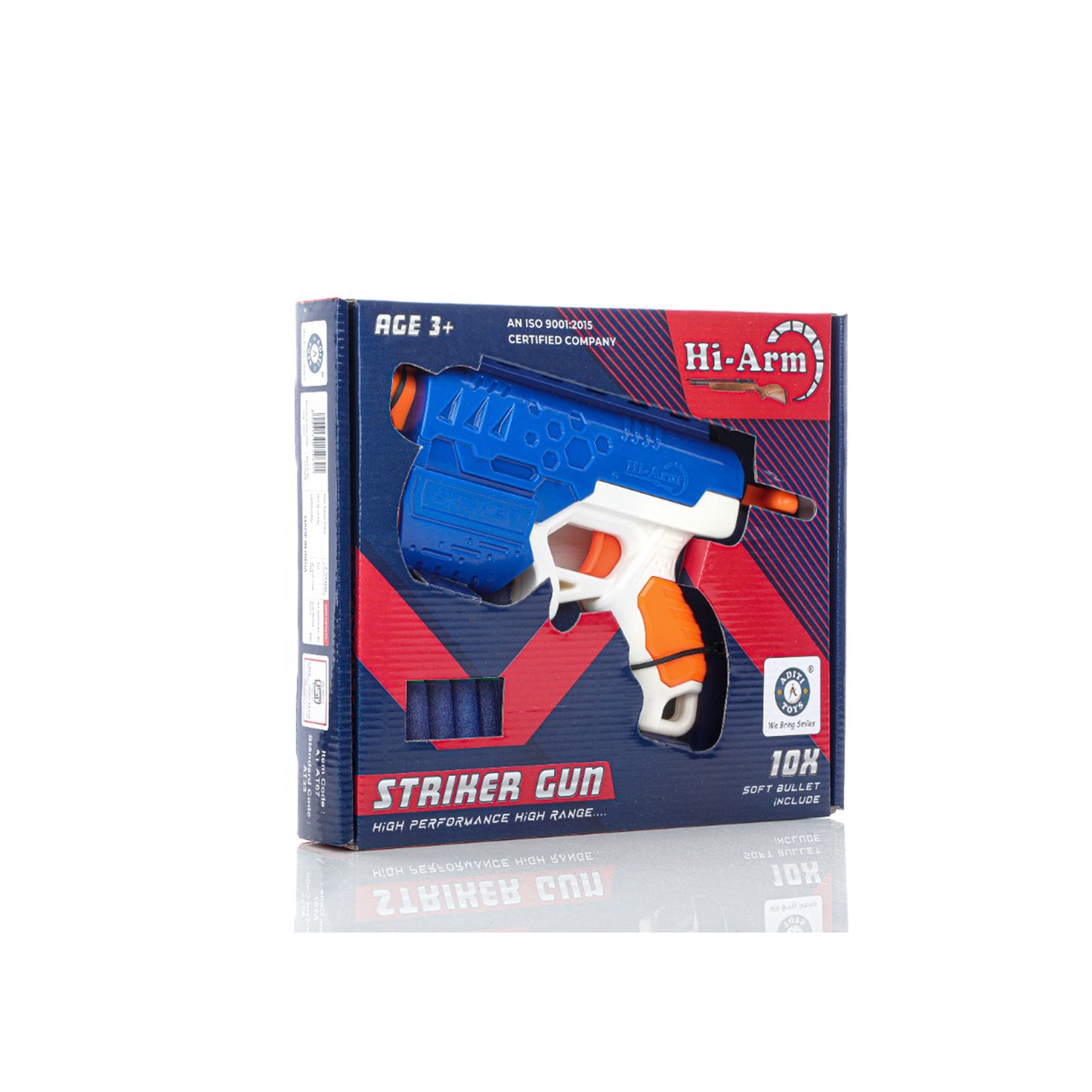 1967 Hi-arm Gun With 10xfoam Suction Bullet Made With Abs Plastic Solid Build Target Shooting - Springkart 