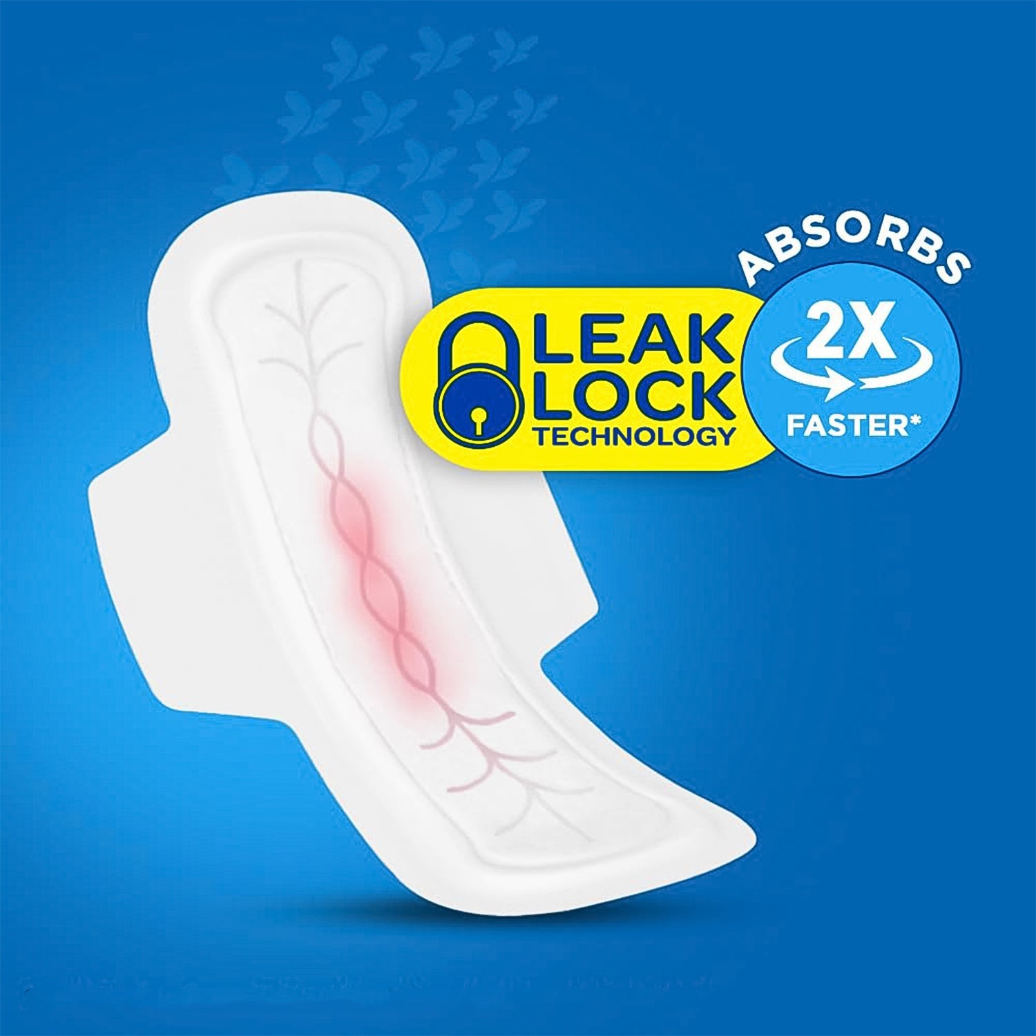 Blue Lady Extra Long Pads With Wides Wings Sanitary Pads 320 Mm 40-pack - Springkart 