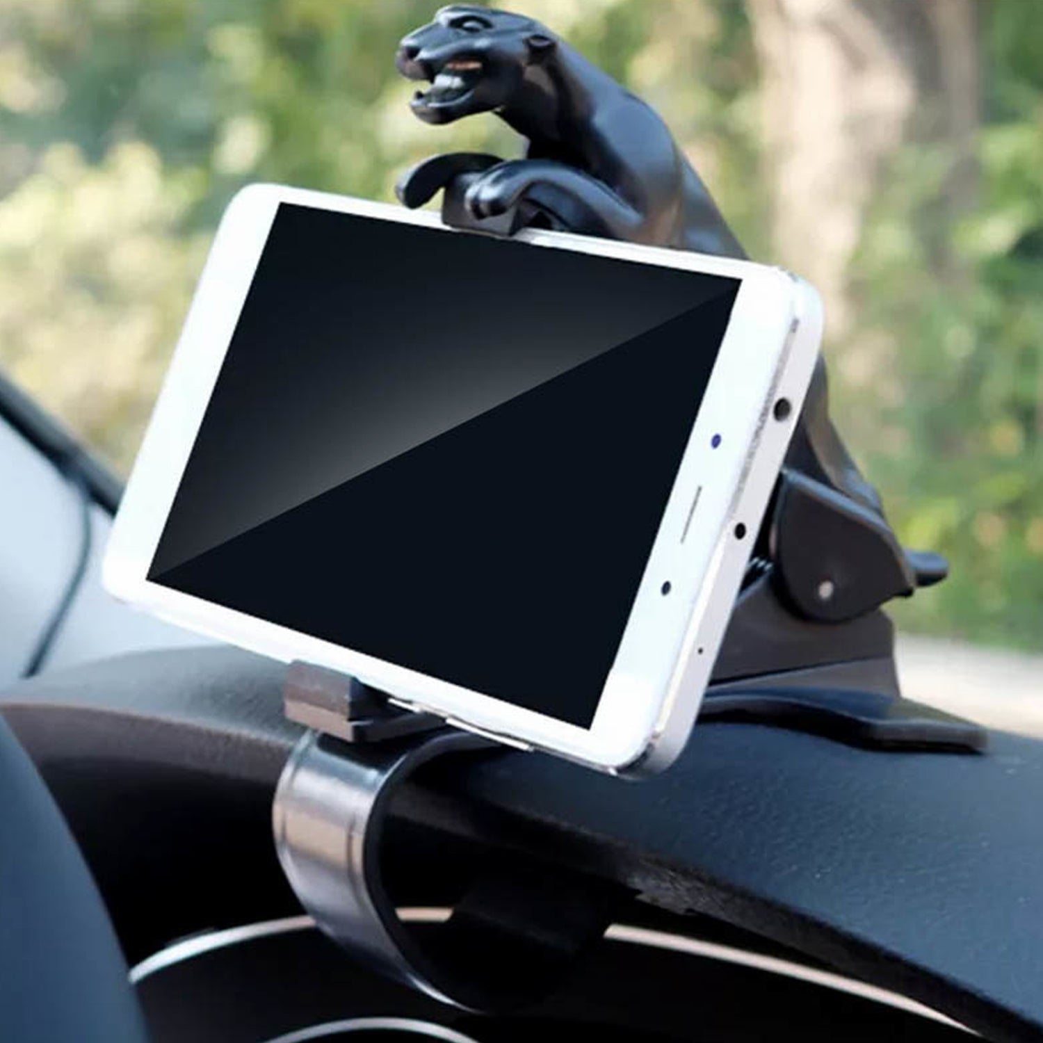 6469 Jaguar Leopard Shape Plastic Phone Clip Mobile Phone Holder For Car Use - Springkart 