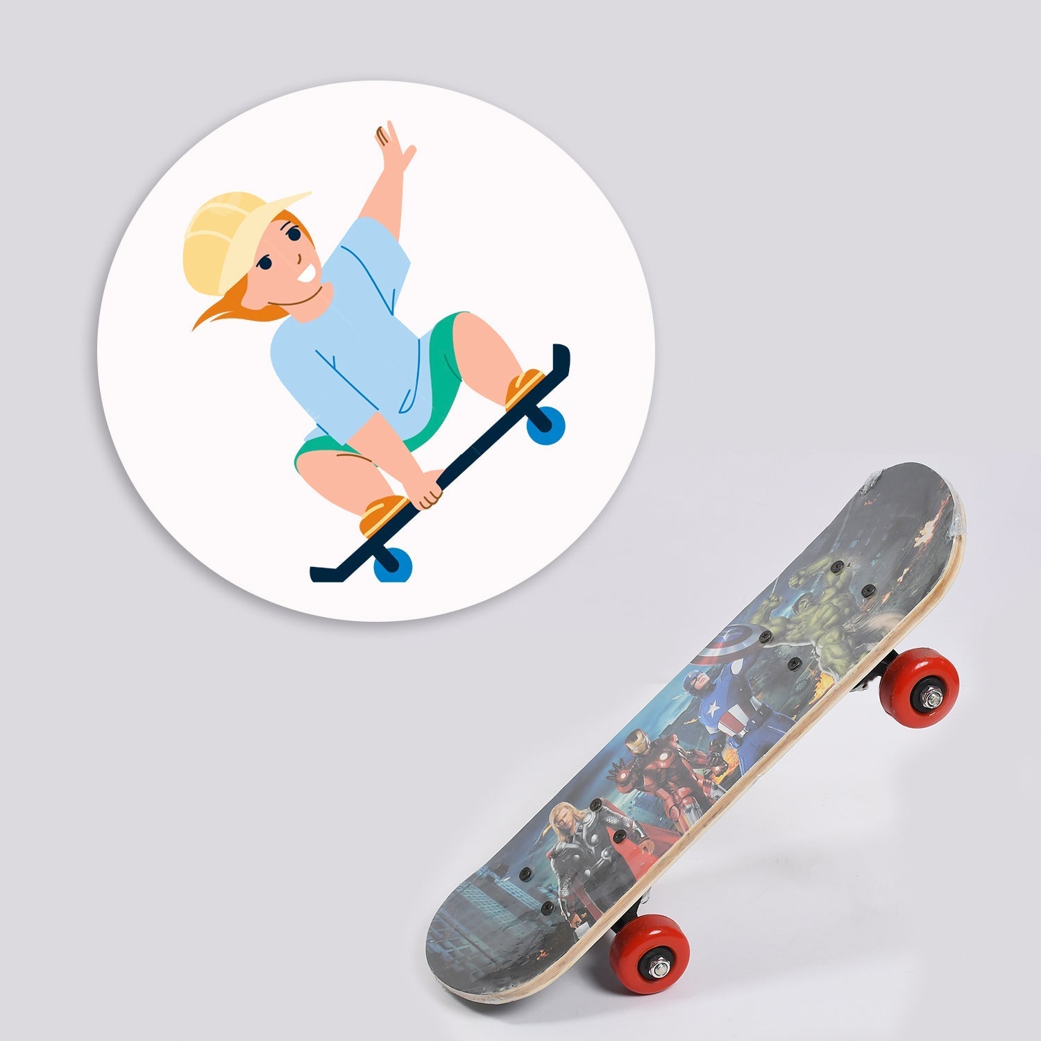 Lightweight Wood Skateboard for Kids, Teens, Adults - Springkart 