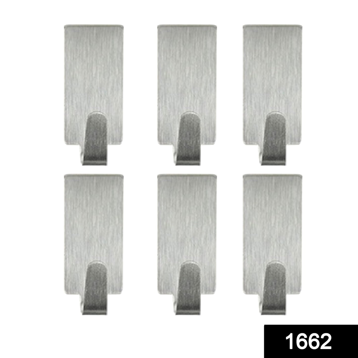Heavy Duty Self Adhesive Hook Sticky (Pack of 6) - Springkart 
