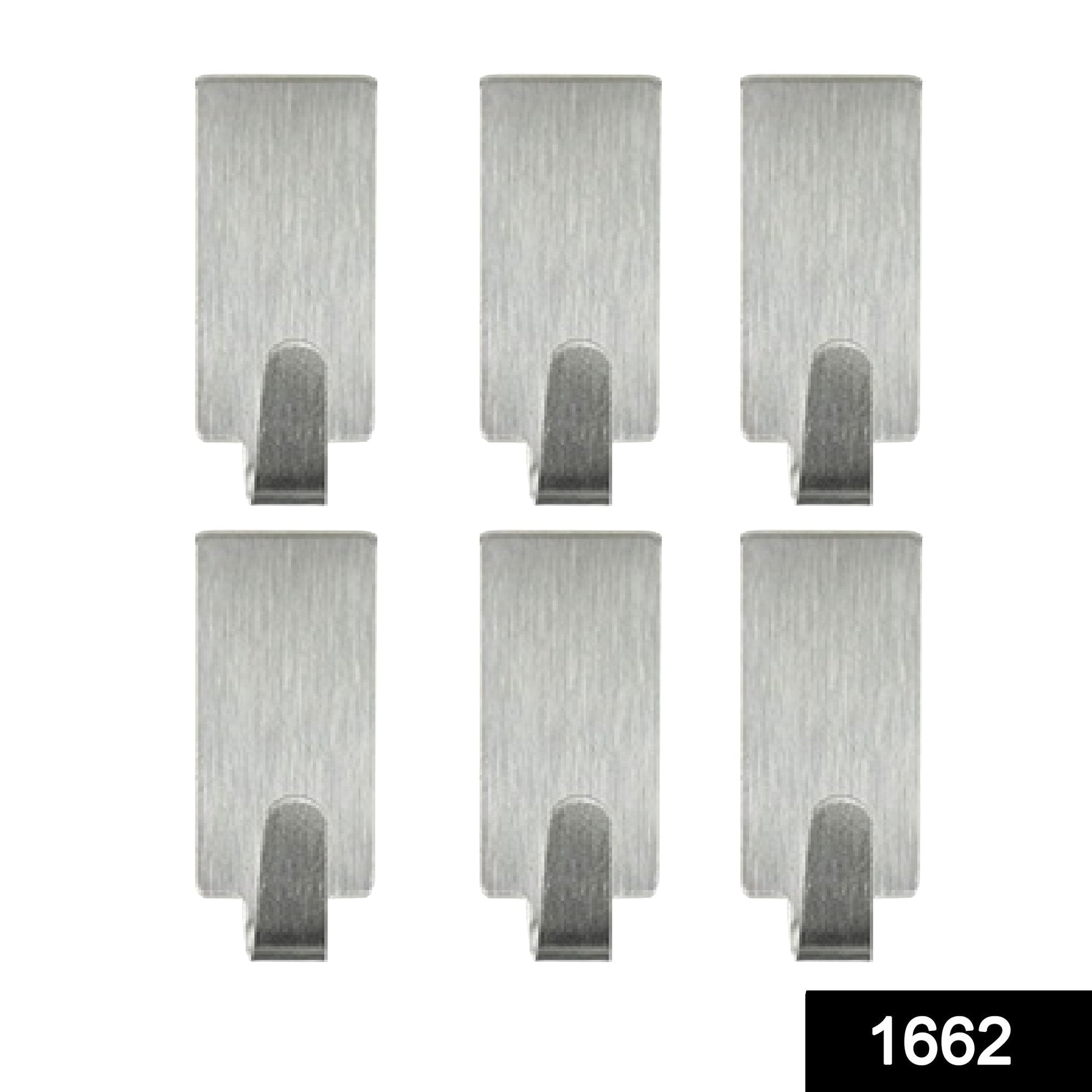 Heavy Duty Self Adhesive Hook Sticky (Pack of 6) - Springkart 
