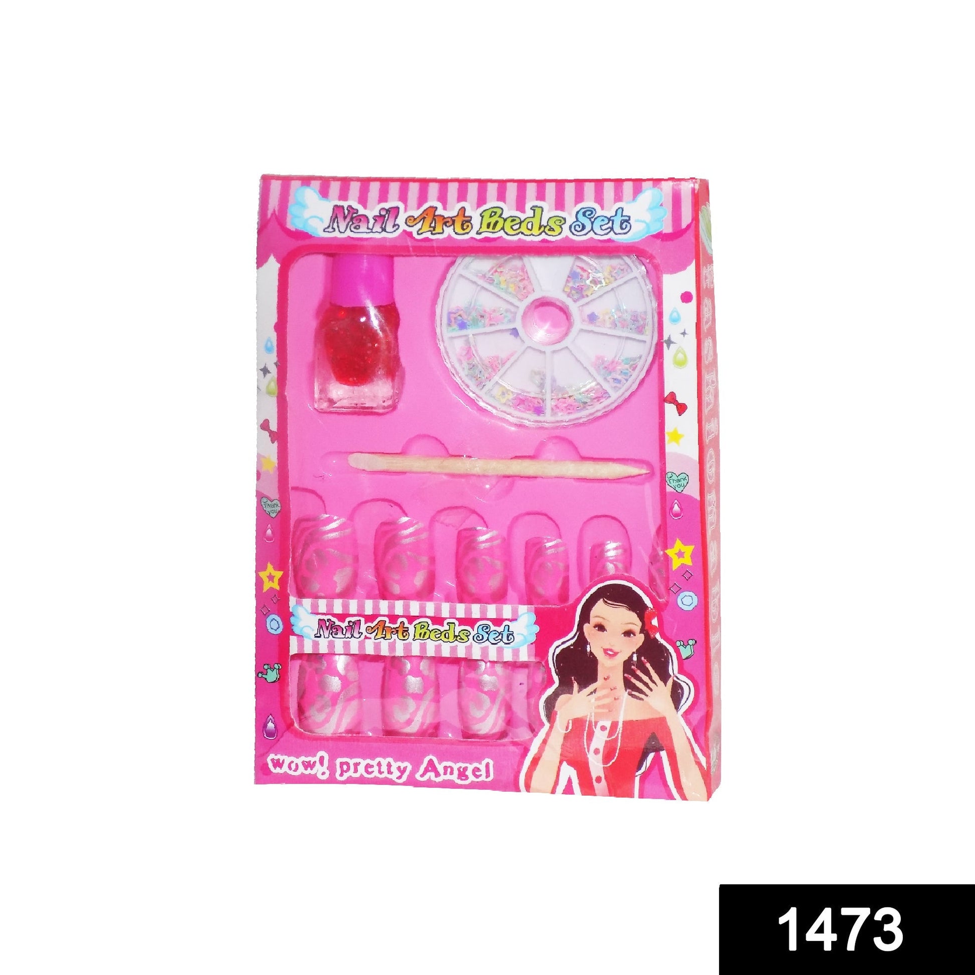 Nail Art Studio Manicure Set for Girls (Pack of 15) - Springkart 