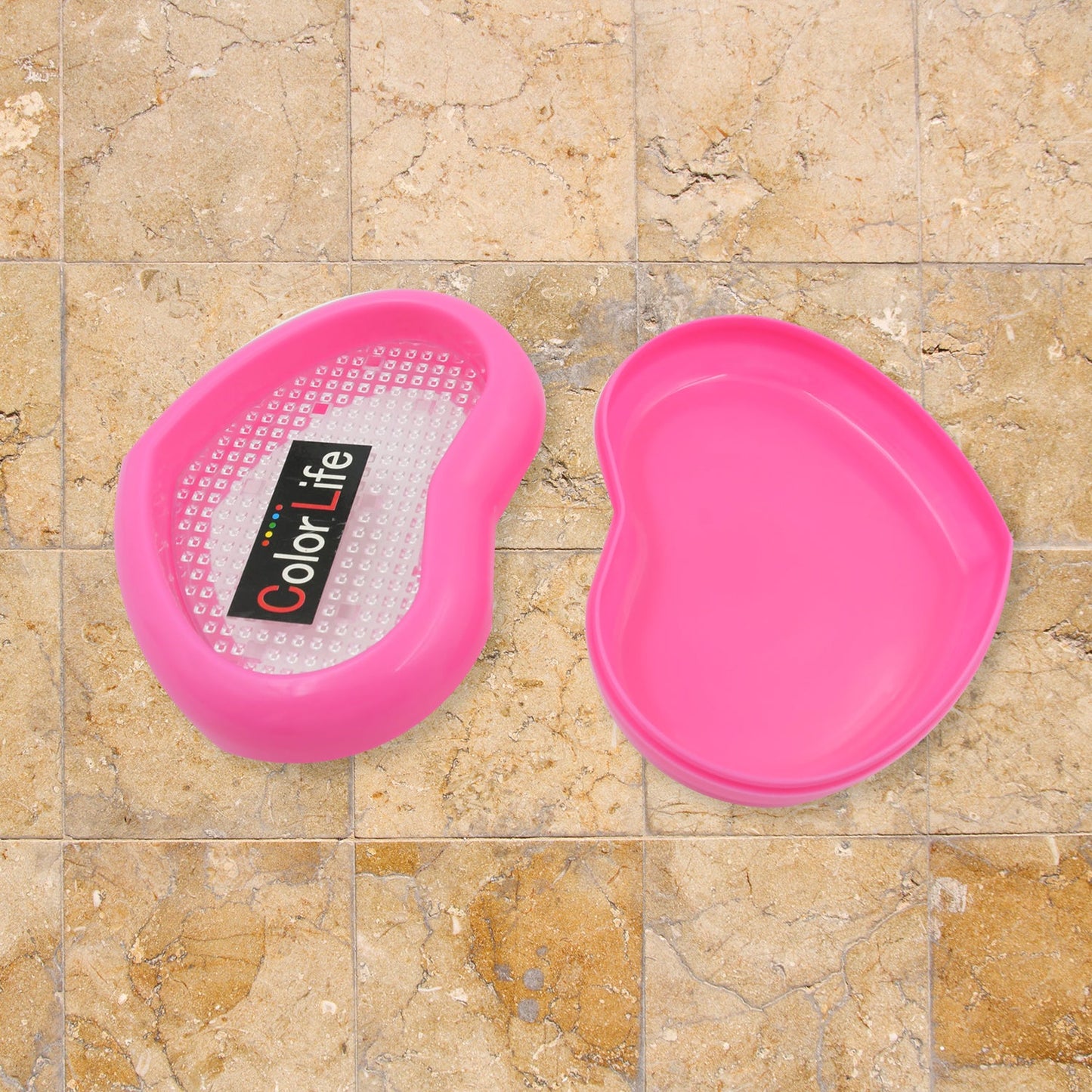 Bathroom Accessories Plastic Soap Case / Soap Dish / Soap Stand, Plastic Soap Case Soap Holder Soap Dish For Bathroom Kitchen Sink (Oval / Heart Shape Soap case / 1 pc ) - Springkart 