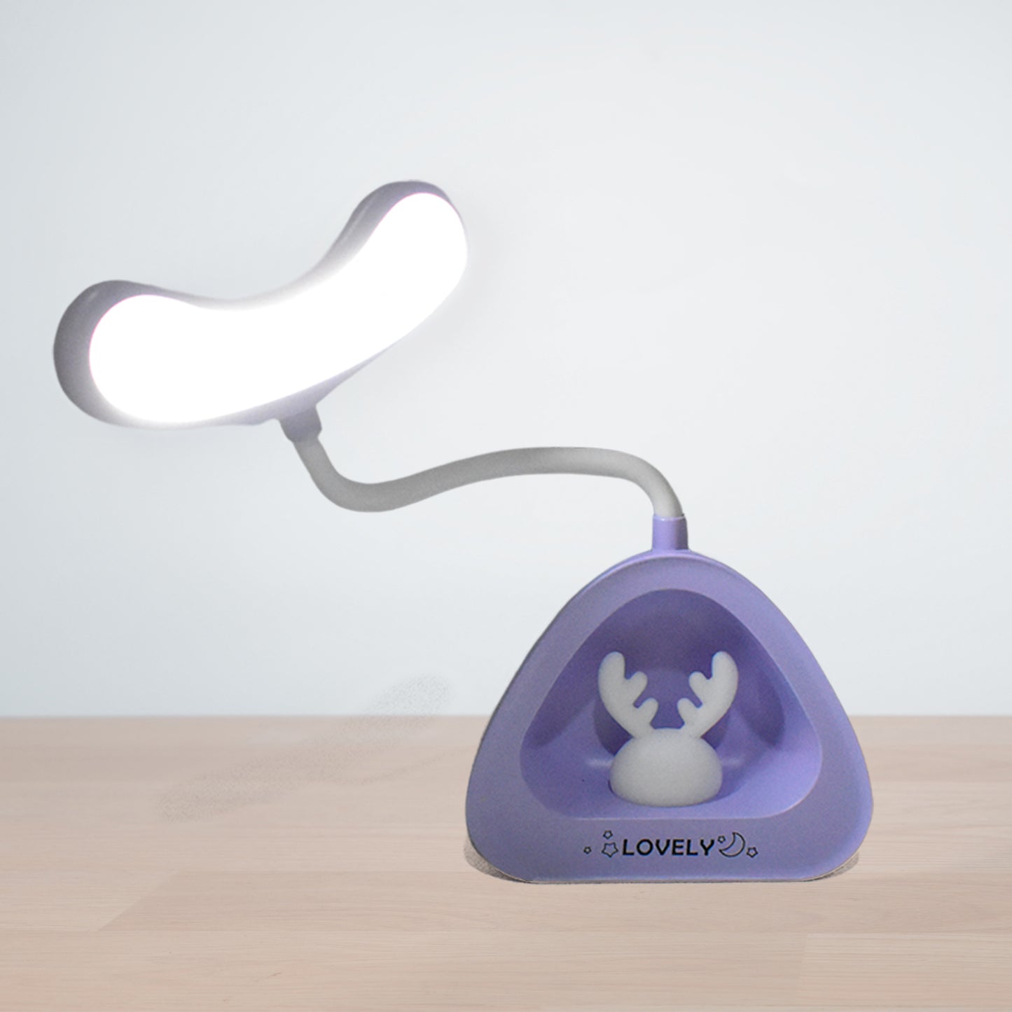 Cute Lovely Led Desk Light Led Lamps Button Control (1 Pc) - Springkart 