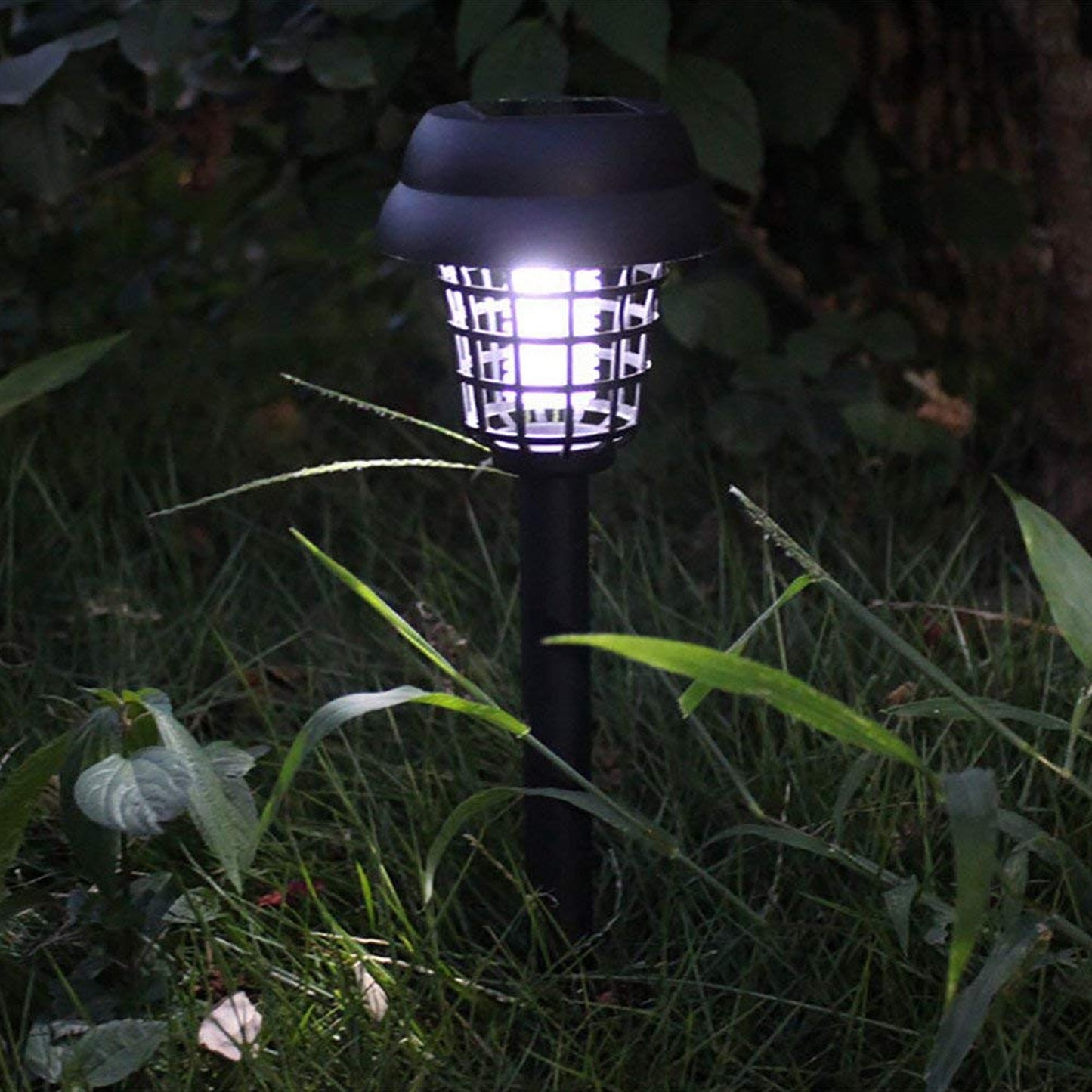 Medium Garden Solar Powered Led Mosquito Trap  Bug Zapper (1 Pc)