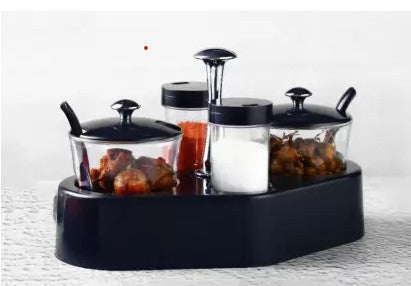 Ganesh rendy Condiment set For Kitchen Transparent jar For Easy To Access Spice 1 Piece Spice Set (Plastic) - Springkart 