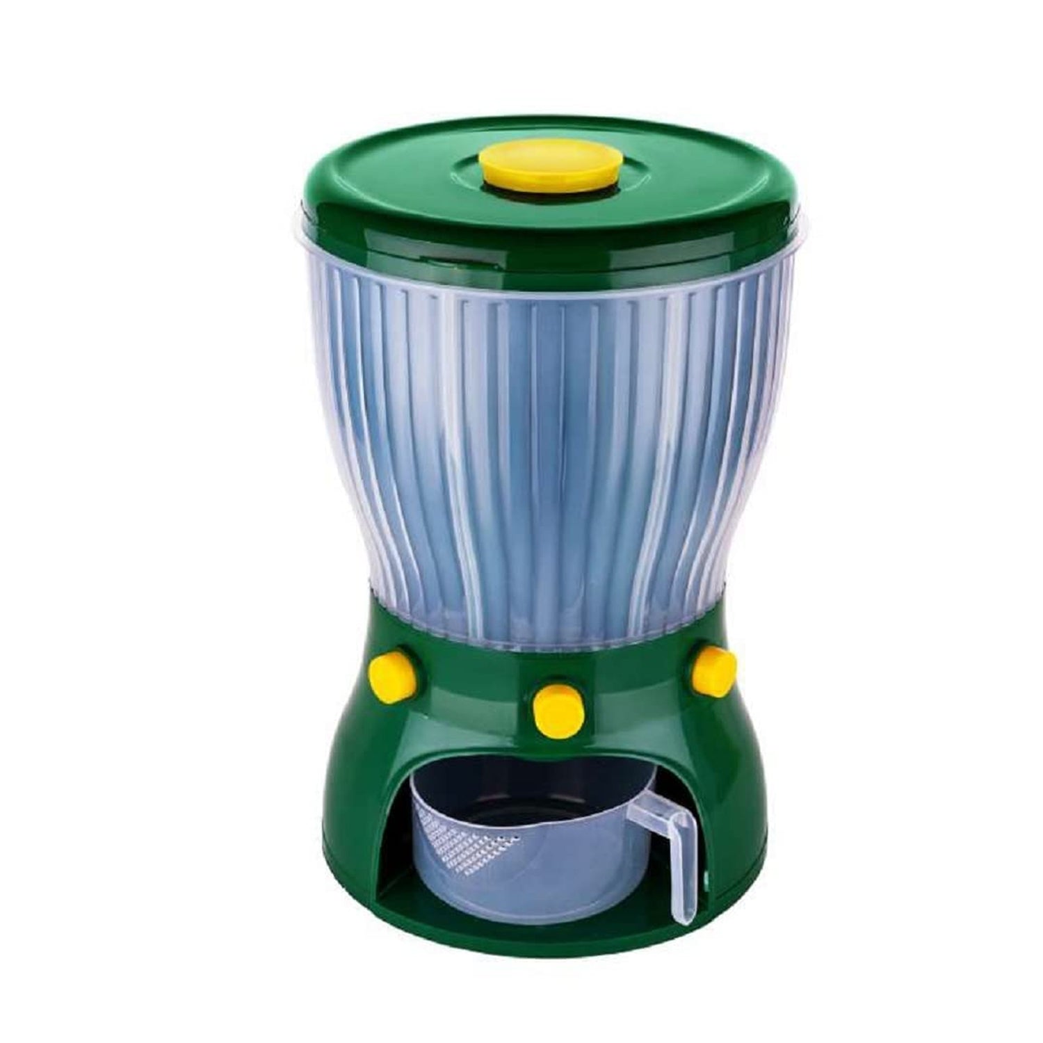 4 In 1 360 Degree Rotation Cereal Dispenser (Approx 10 Kg 1 Pc) - Springkart 