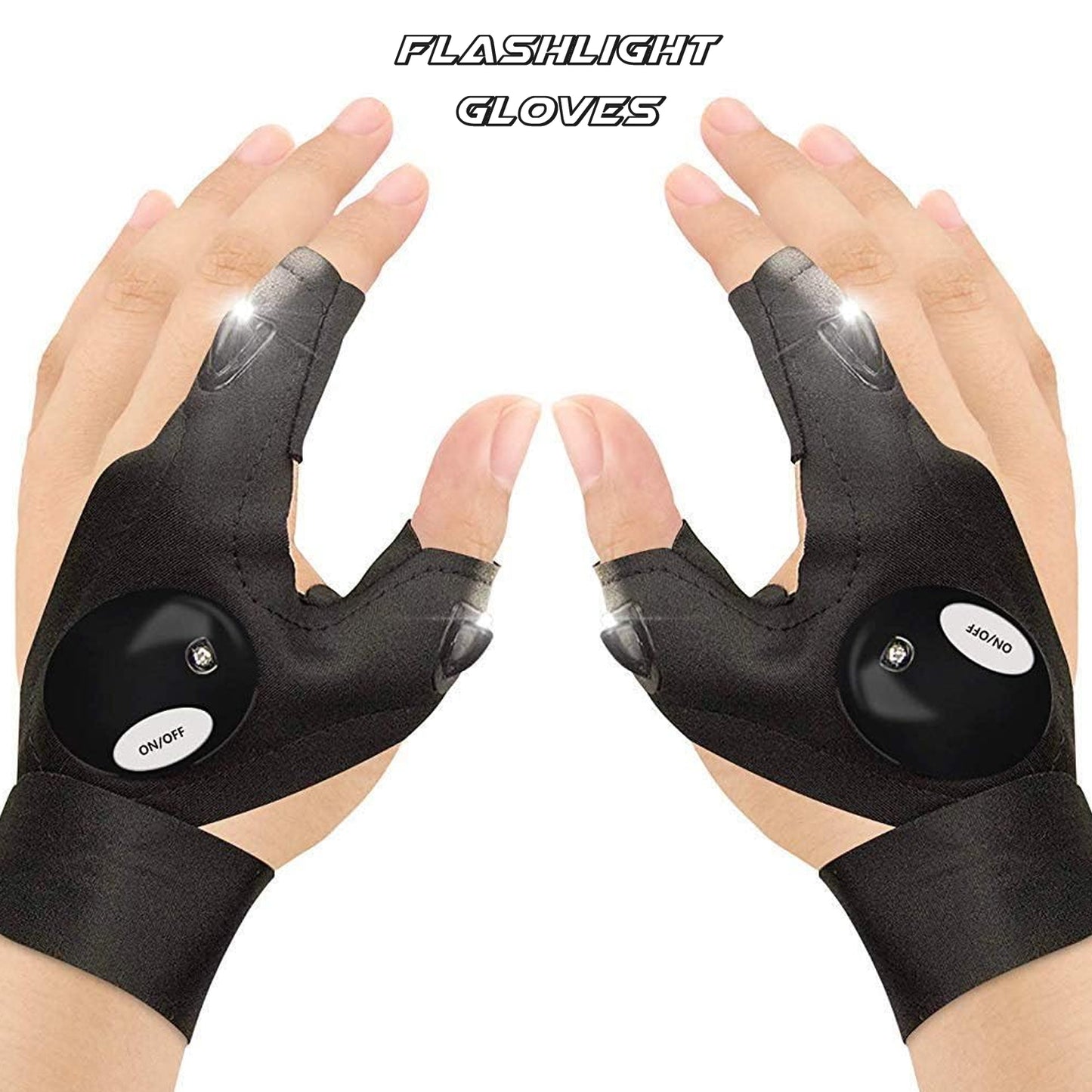 Led Flashlight Gloves Gifts For Men (Hand Gloves Light 1 Pair) - Springkart 