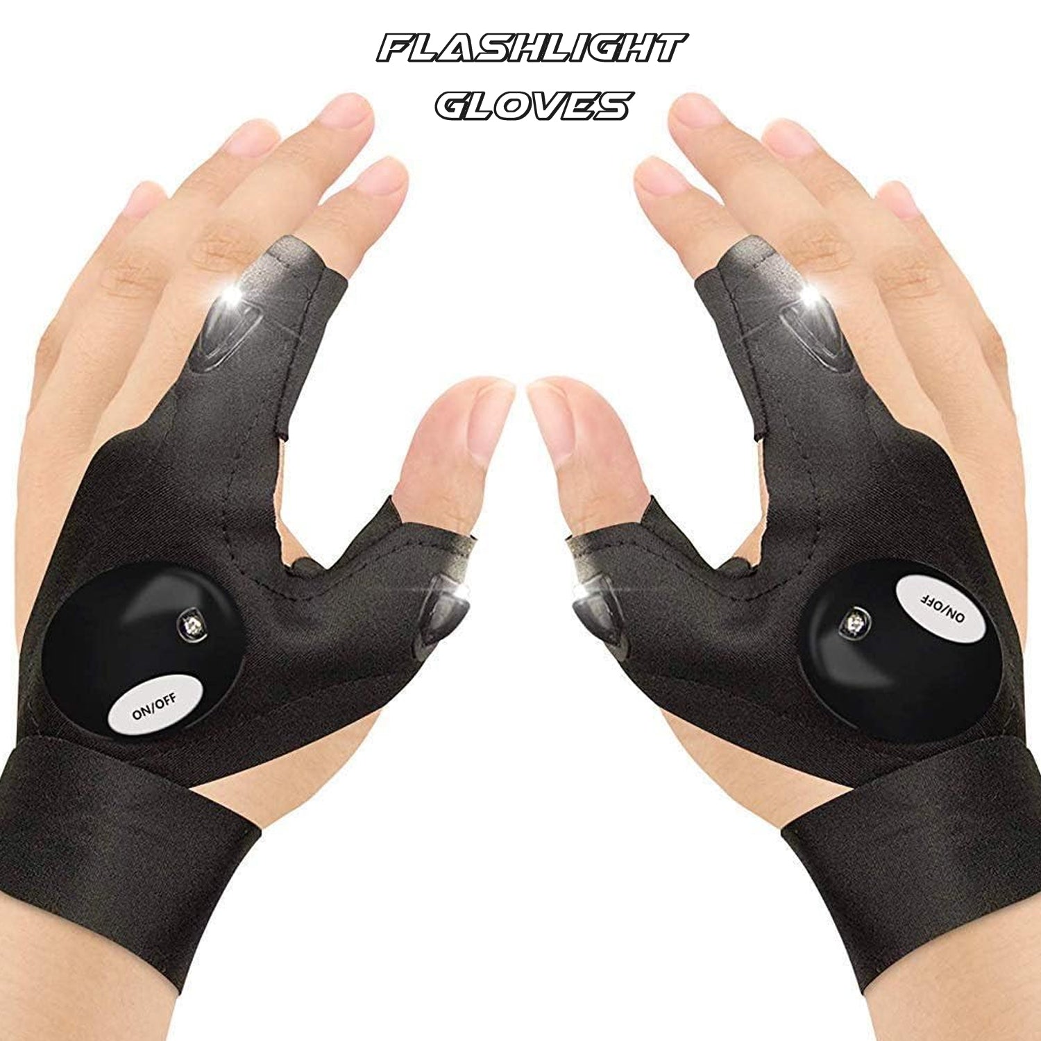 Led Flashlight Gloves Gifts For Men (Hand Gloves Light 1 Pair) - Springkart 