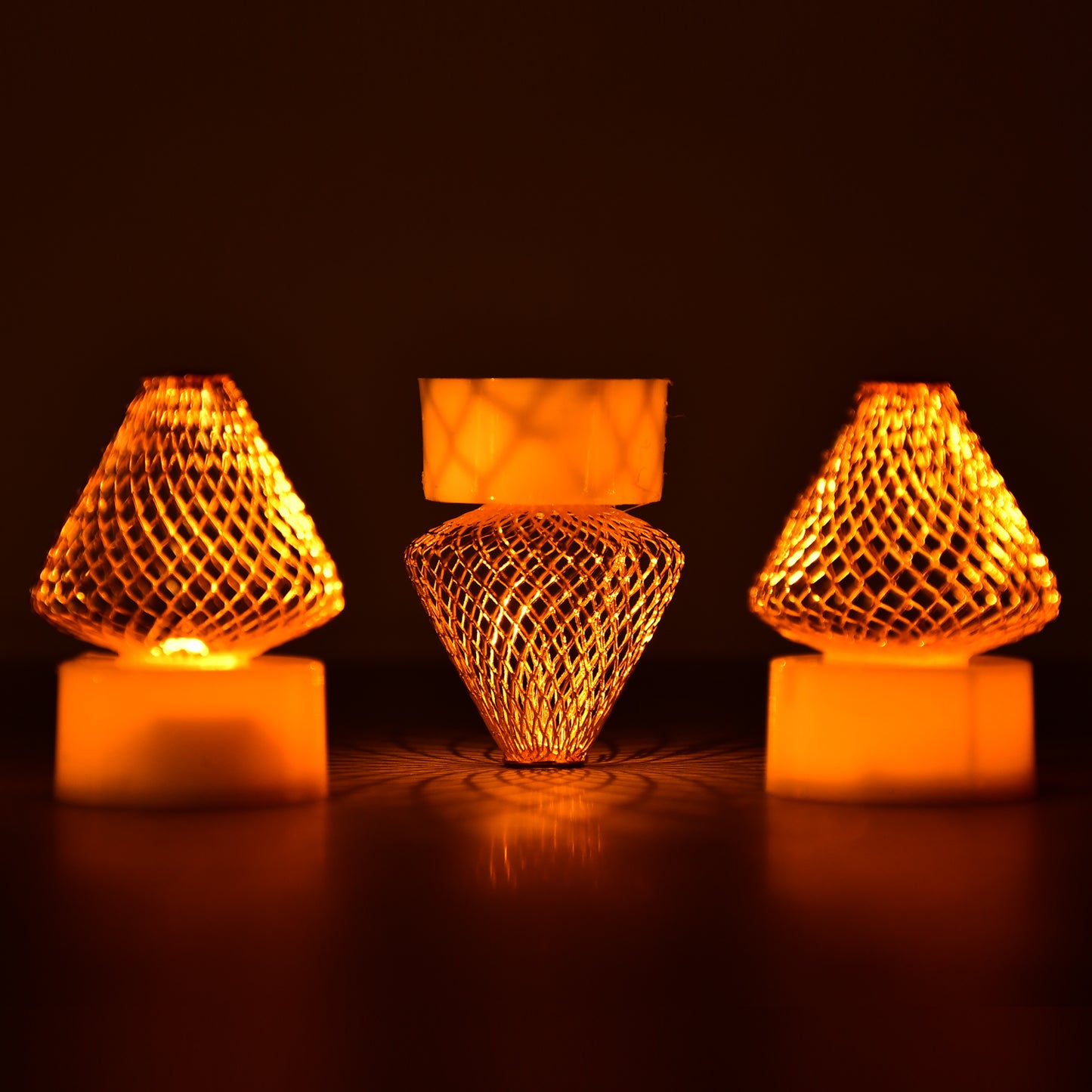 6551 12pcs Flameless And Smokeless Decorative Candles Acrylic Led Tea Light Candle For Gifting House Light For Balcony Room Birthday Christmas Festival Events Decor Candles (12 Pieces) - Springkart 