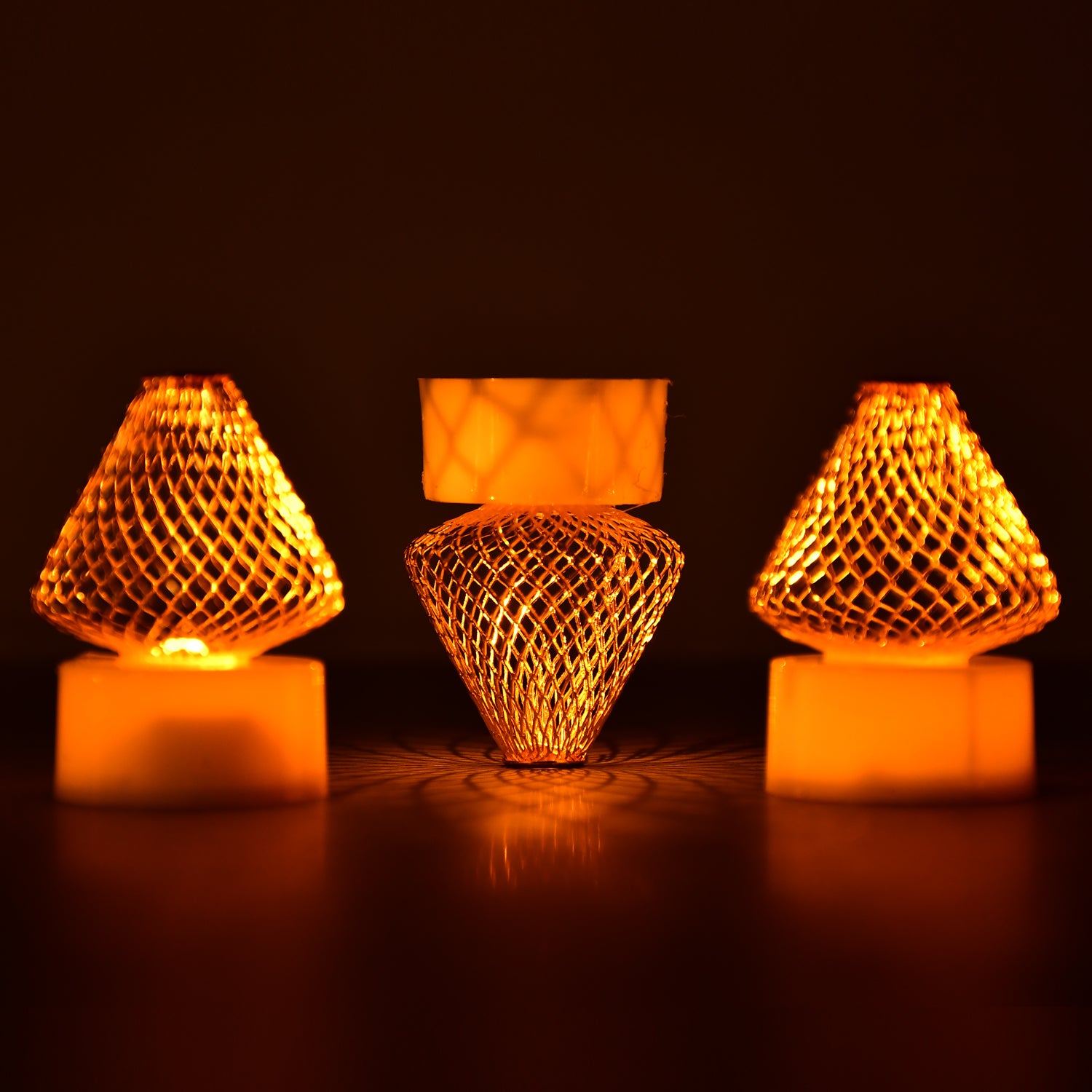 6551 12pcs Flameless And Smokeless Decorative Candles Acrylic Led Tea Light Candle For Gifting House Light For Balcony Room Birthday Christmas Festival Events Decor Candles (12 Pieces) - Springkart 