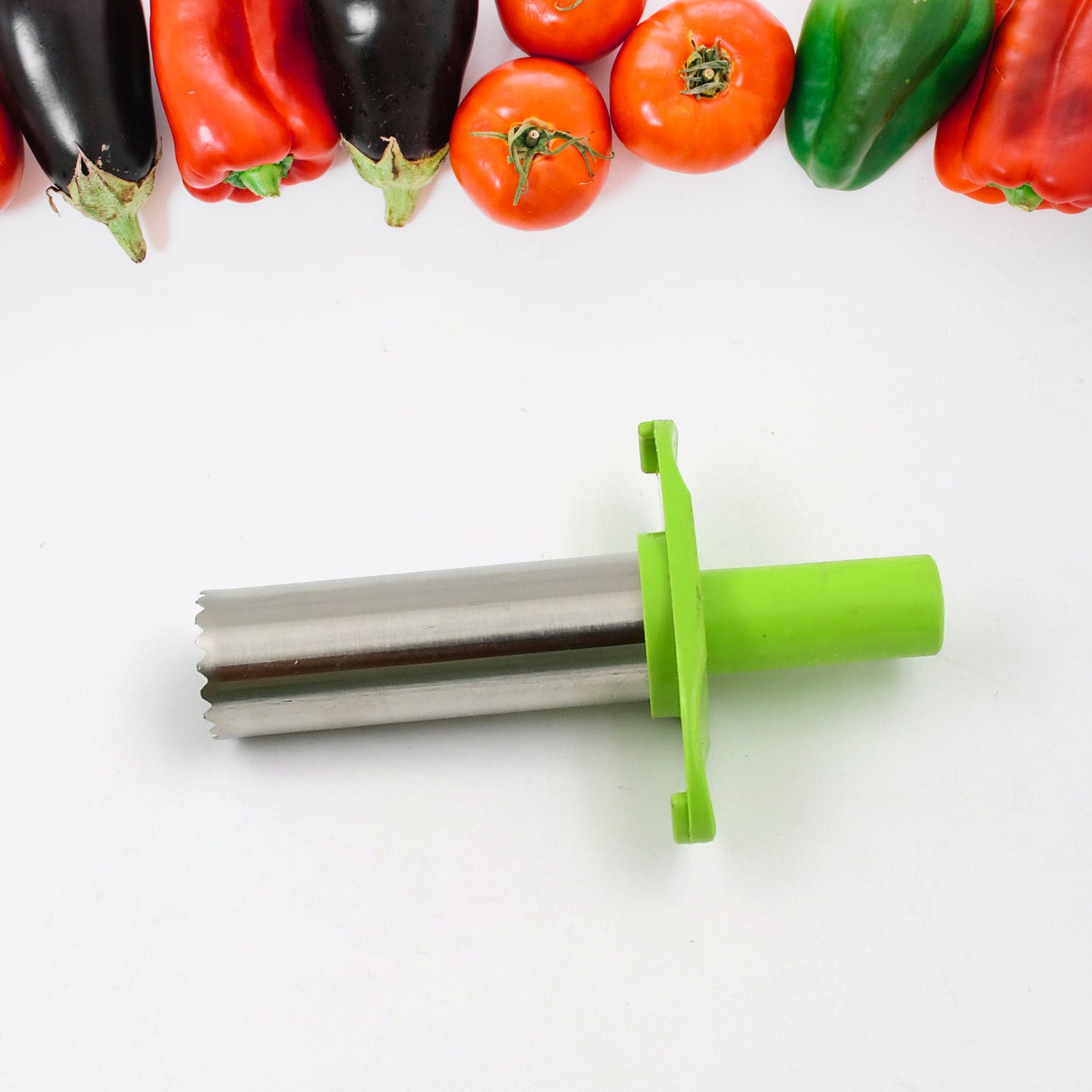 Small Stainless Steel Chili Corer Remover Kitchen Tool (1 Pc) - Springkart 