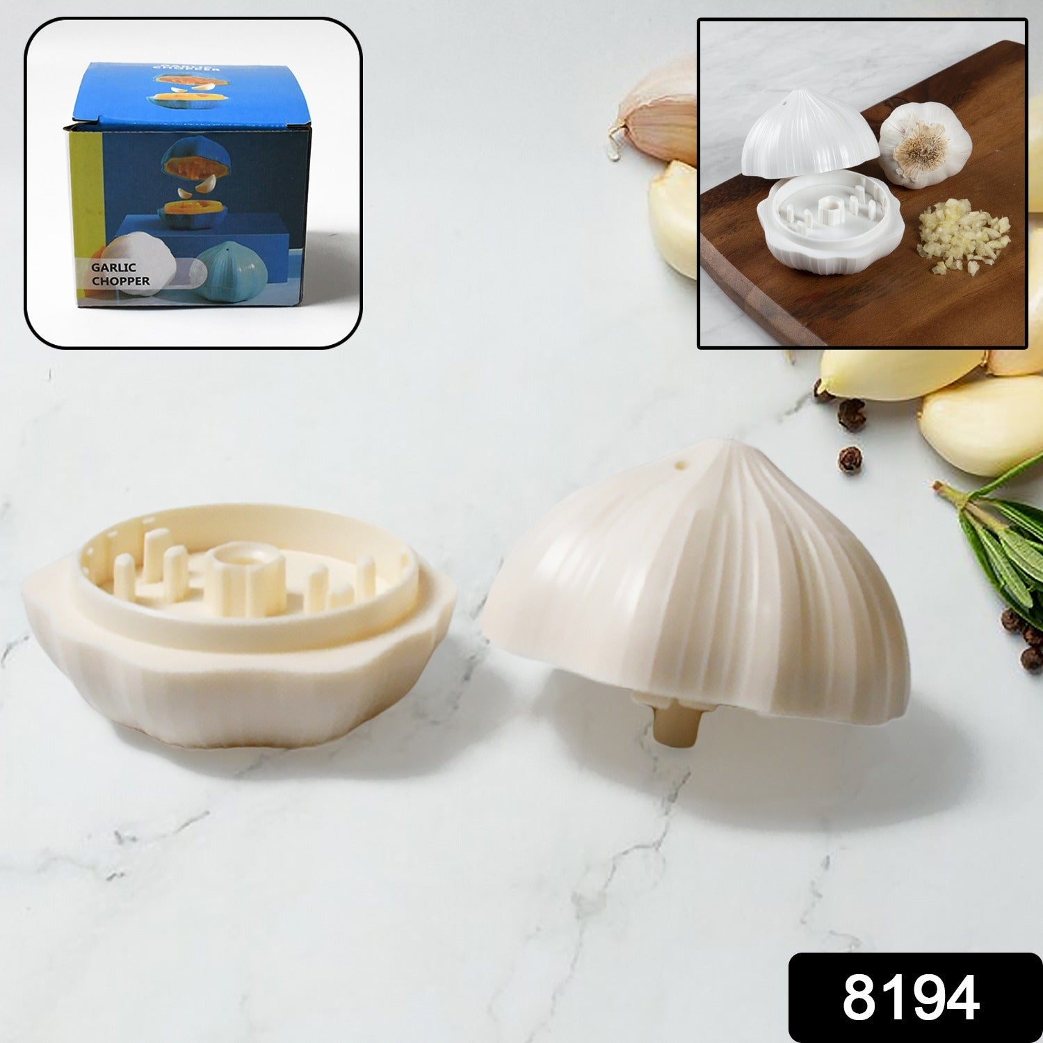 8194 Garlic Press Sharpener Device Household Portable Manual Chili Ginger Garlic Masher Crusher Garlic Press Garlic Crusher Garlic Chopper Garlic Grinder - Springkart 