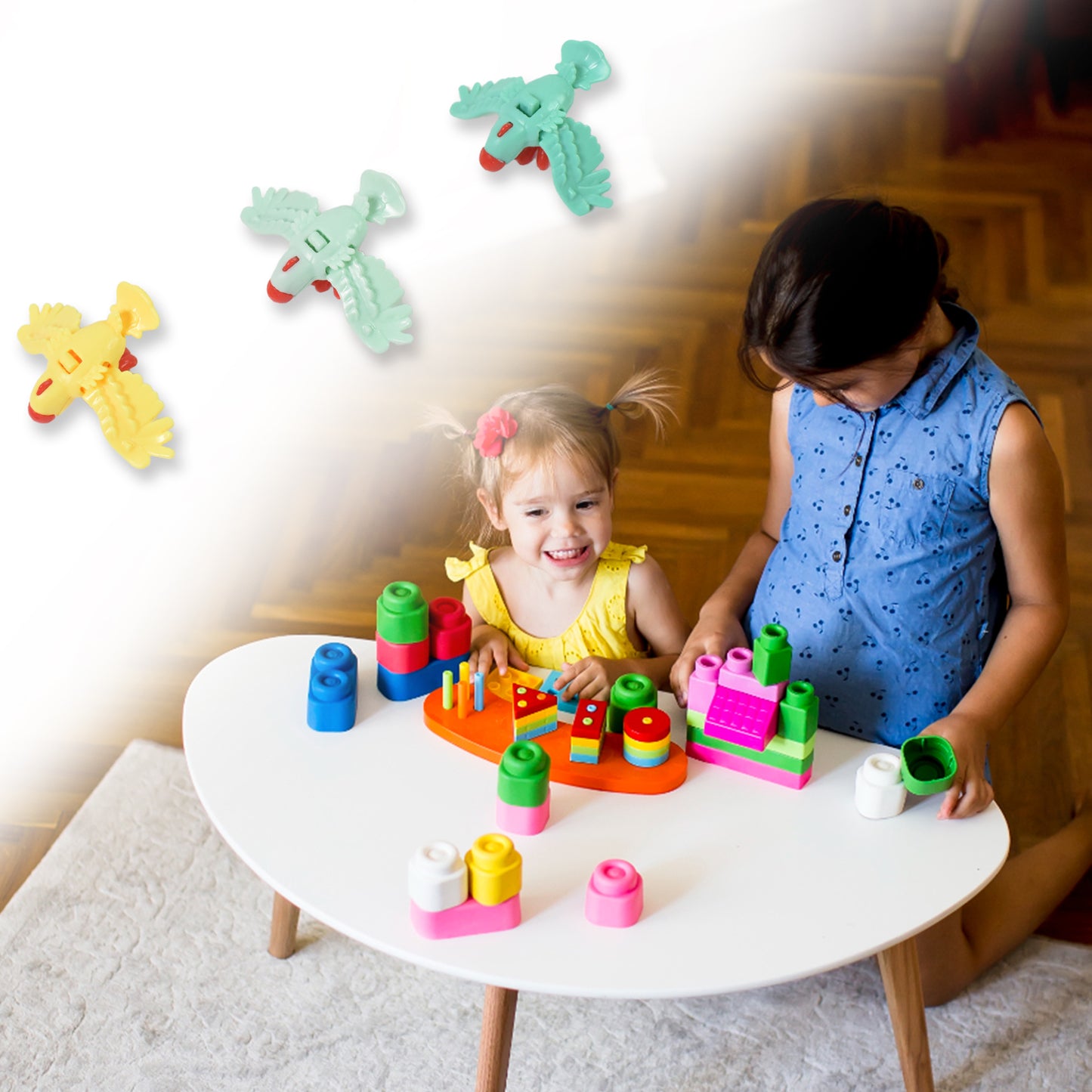 Small Diy Rio Birds Toy Promotional Toys Child Age Group 3-6 Yrs (1 Pc Mix Color Design) - Springkart 