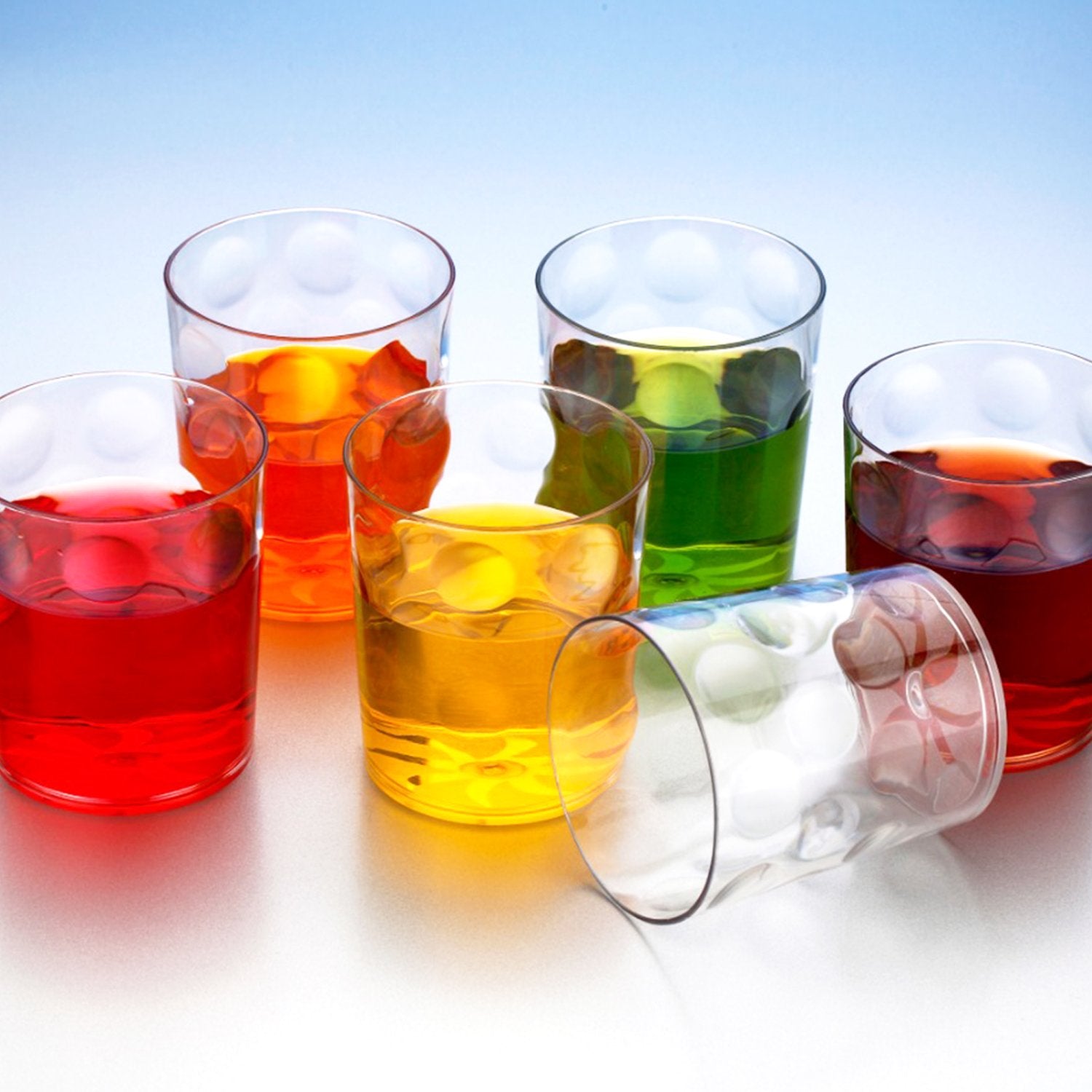 2340 Multi Purpose Unbreakable Drinking Glass (Set Of 6 Pieces) (300ml) - Springkart 