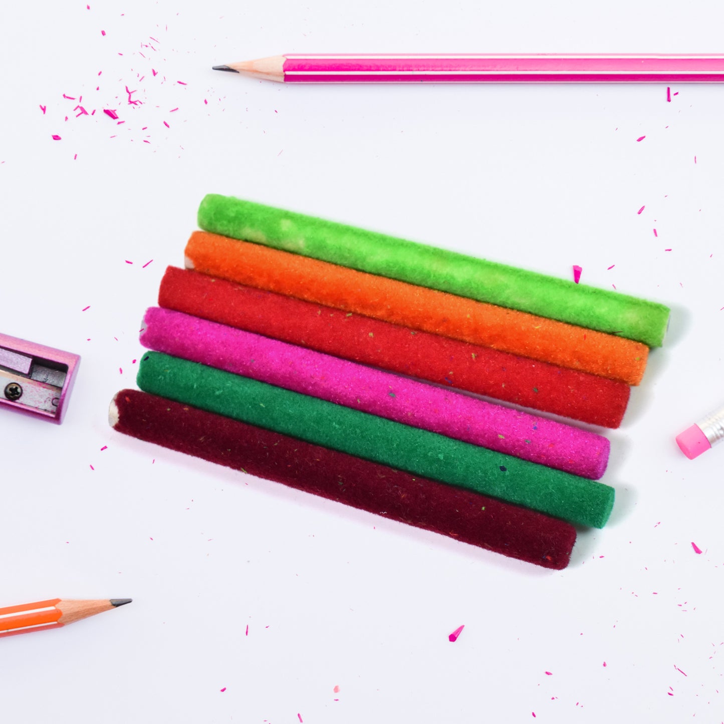 Small Velvet Pencil (1 Pc Mix Color Design) - Springkart 
