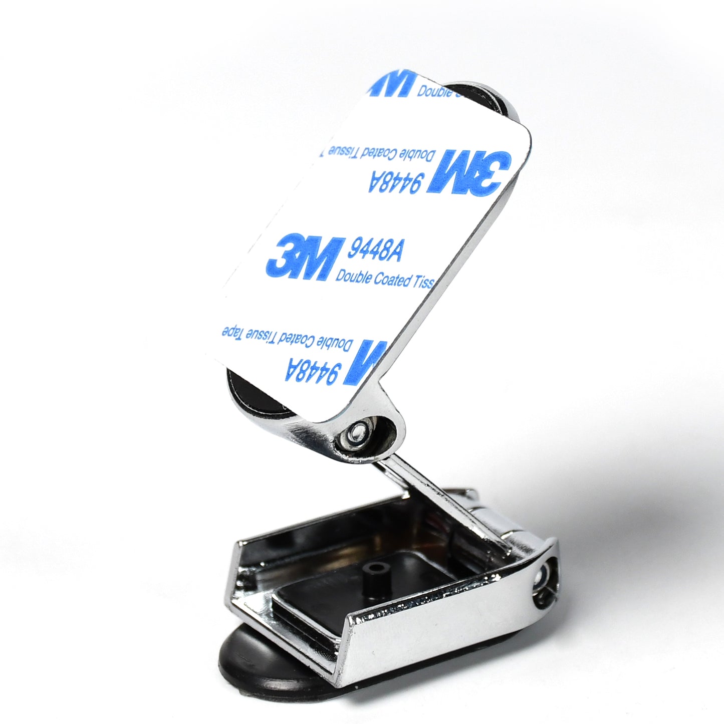 6102 360 Degree Rotating Magnetic Car Phone Holder Metal Folding Car Phone Holder New Alloy Folding Magnetic Car Phone Holder (Pack Of 1) - Springkart 