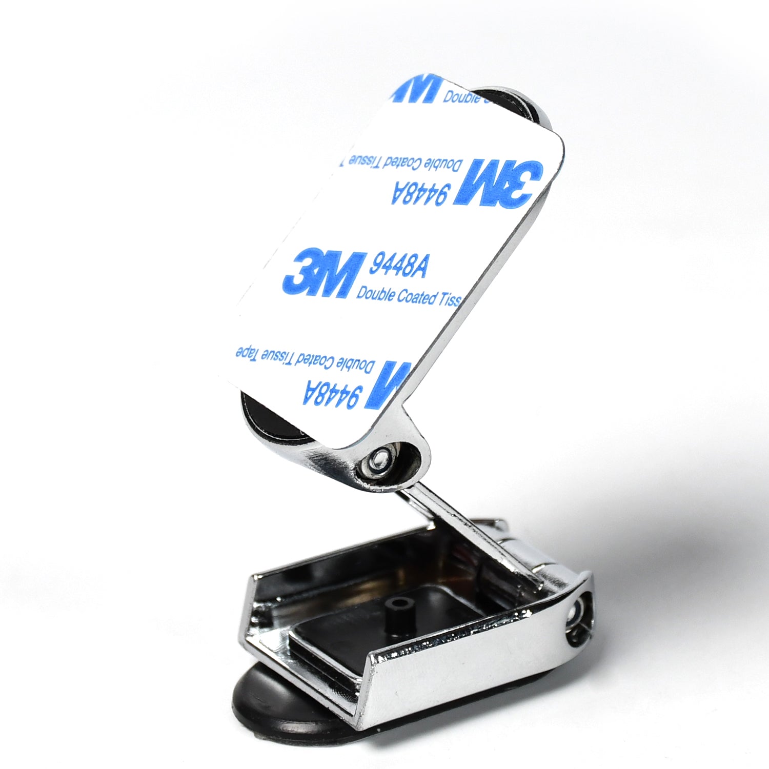 6102 360 Degree Rotating Magnetic Car Phone Holder Metal Folding Car Phone Holder New Alloy Folding Magnetic Car Phone Holder (Pack Of 1) - Springkart 