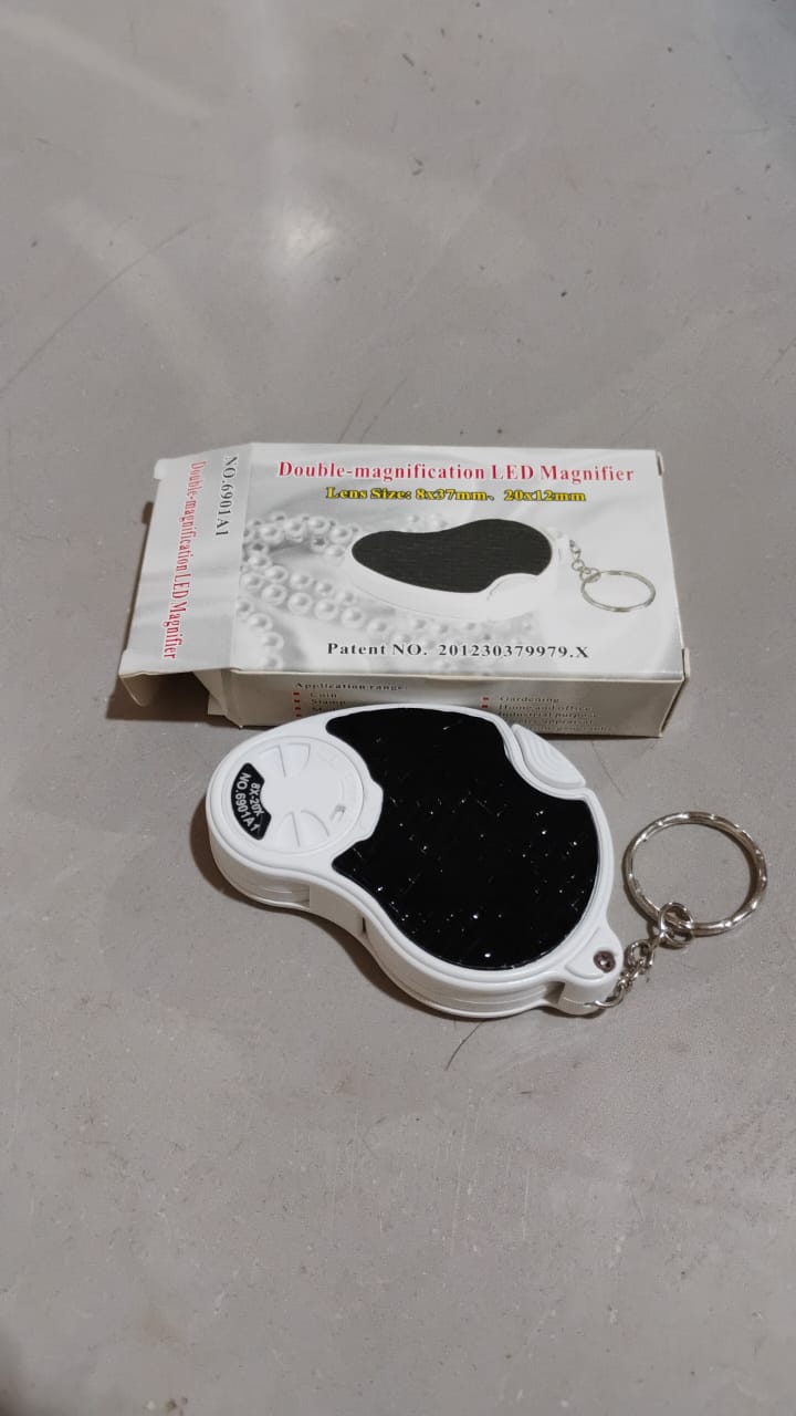 Double-magnification Led Magnifiers With Light (1 Pc Small) - Springkart 