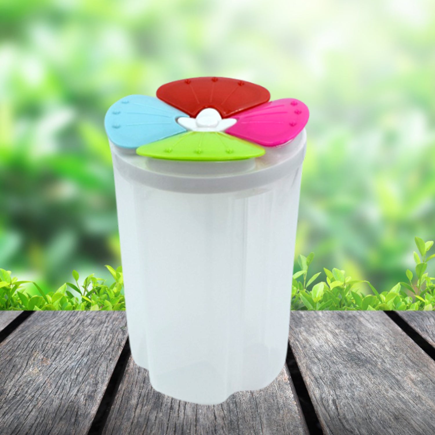2822 4 Section Storage Containers Airtight Transparent Food Plastic Storage Container - Springkart 