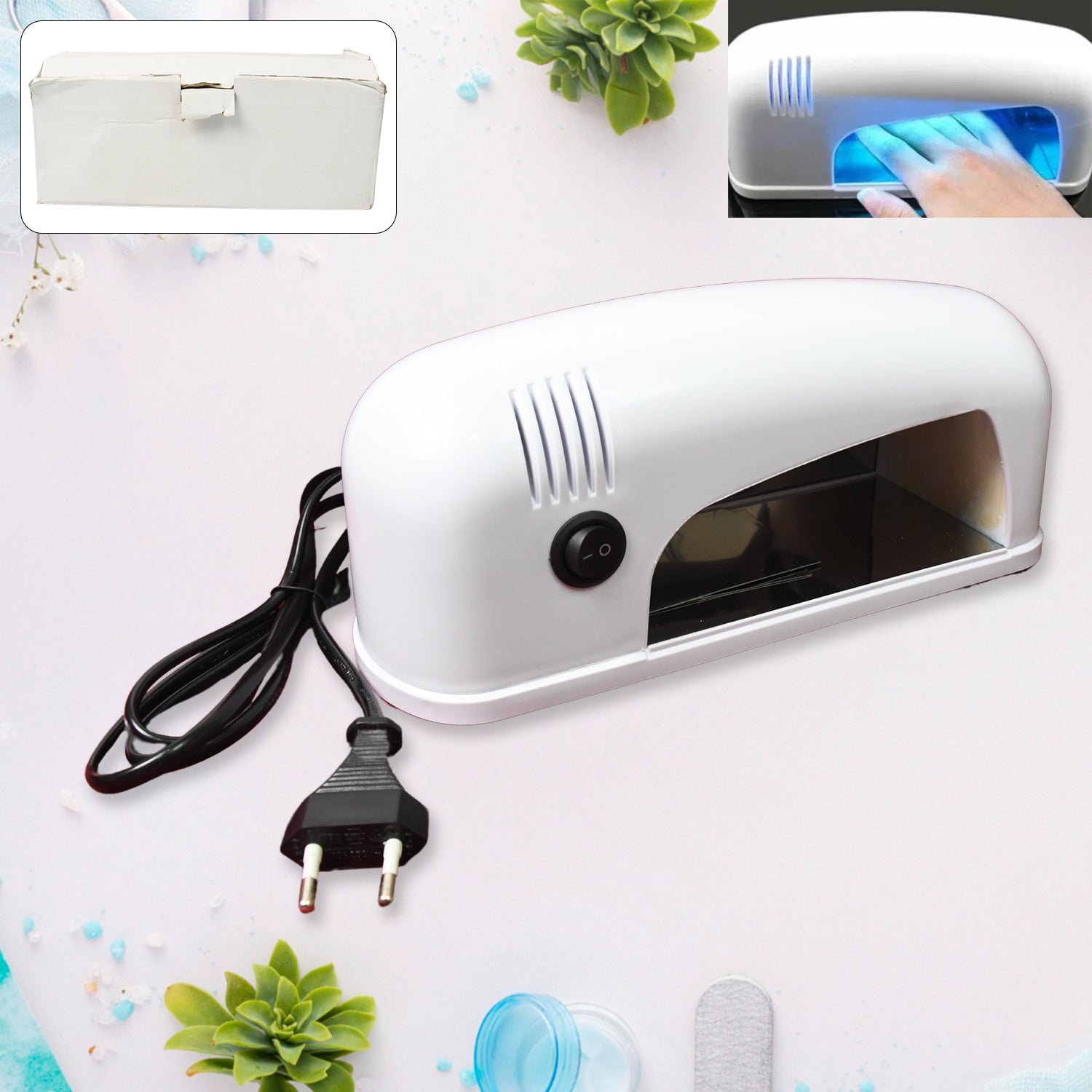 9w Led Uv Lamp Nail Dryer Gel Nail Lamp Nail Curing Lamp (1 Pc) - Springkart 