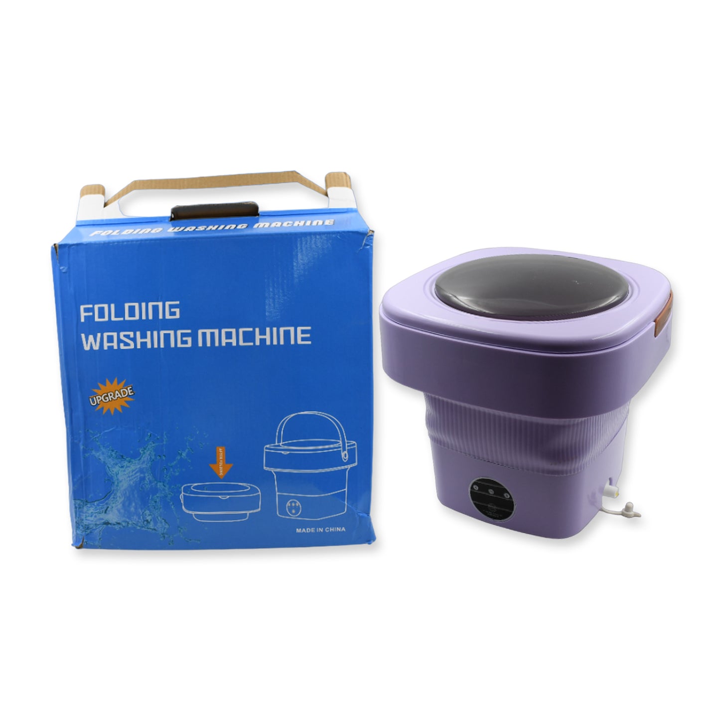 7272 Mini Washing Machine Foldable Mini Washer With Drain Basket Portable Washing Machine Foldable For Laundry Travel Camping Rv Baby Clothes - Springkart 