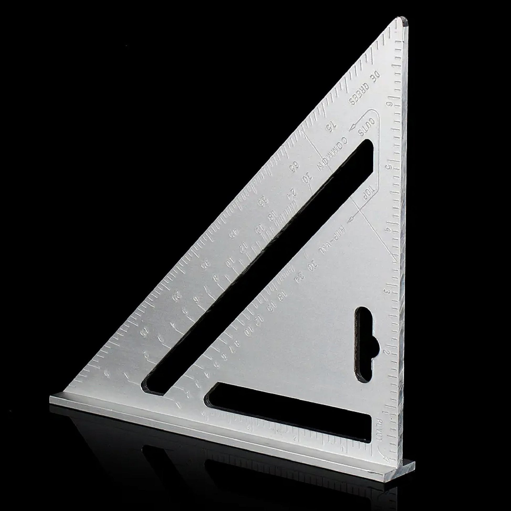 Light Weight Double Side Scale Triangle Measurement Hand Tool - Springkart 