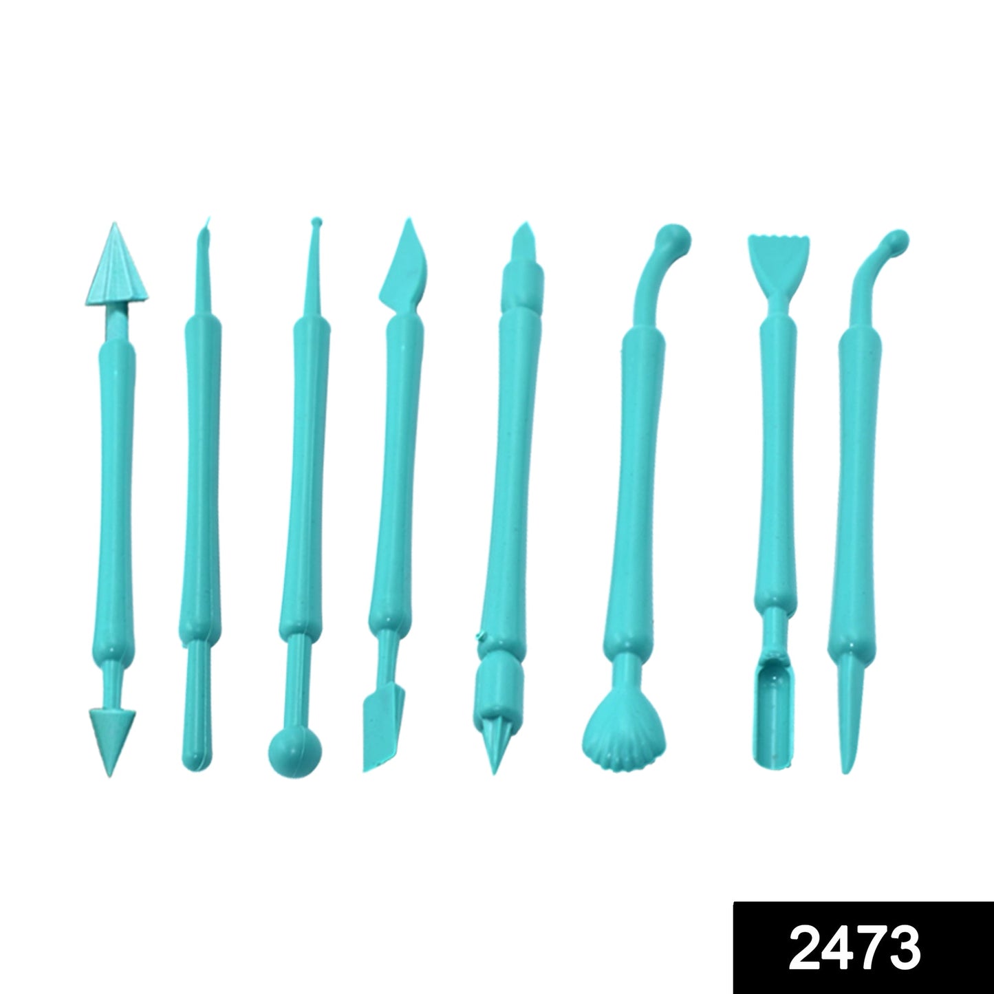 Fondant Cake Decor Flower Sugar Craft Modelling Tools Clay Mould (8PC-Set) - Springkart 