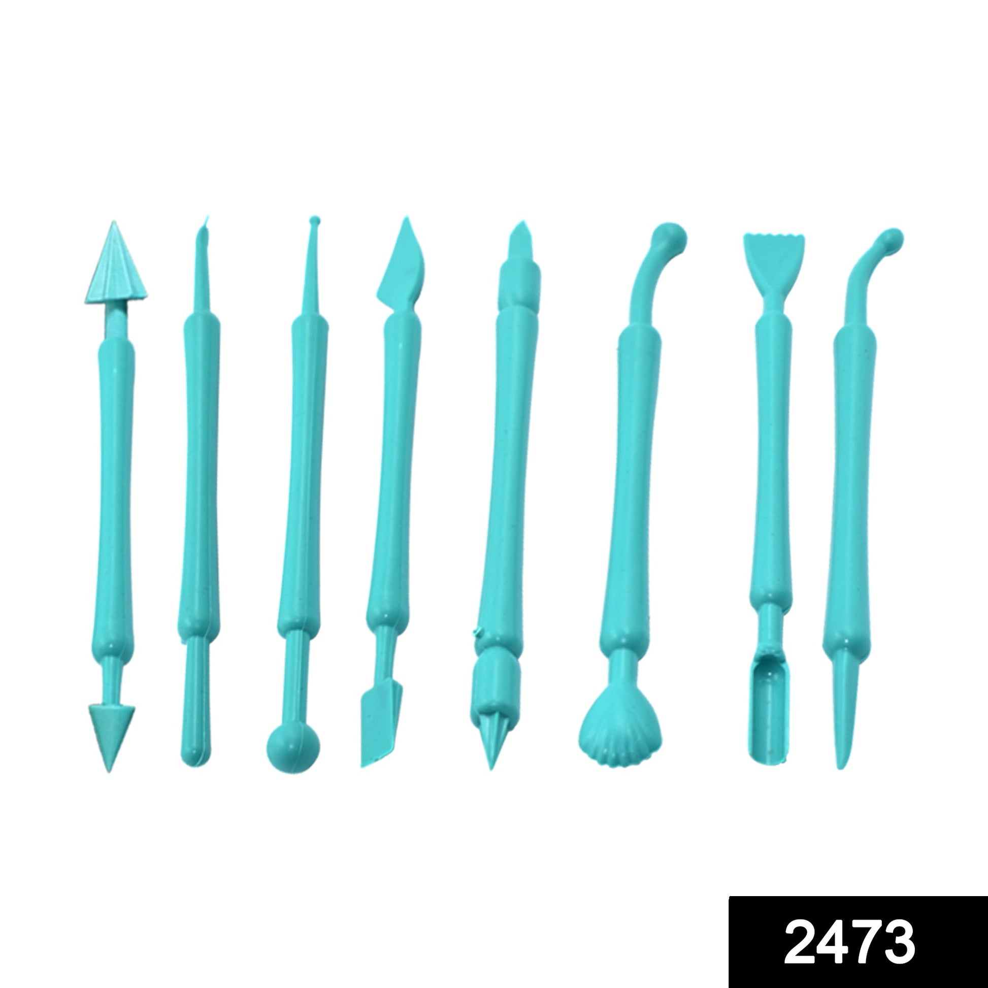 Fondant Cake Decor Flower Sugar Craft Modelling Tools Clay Mould (8PC-Set) - Springkart 