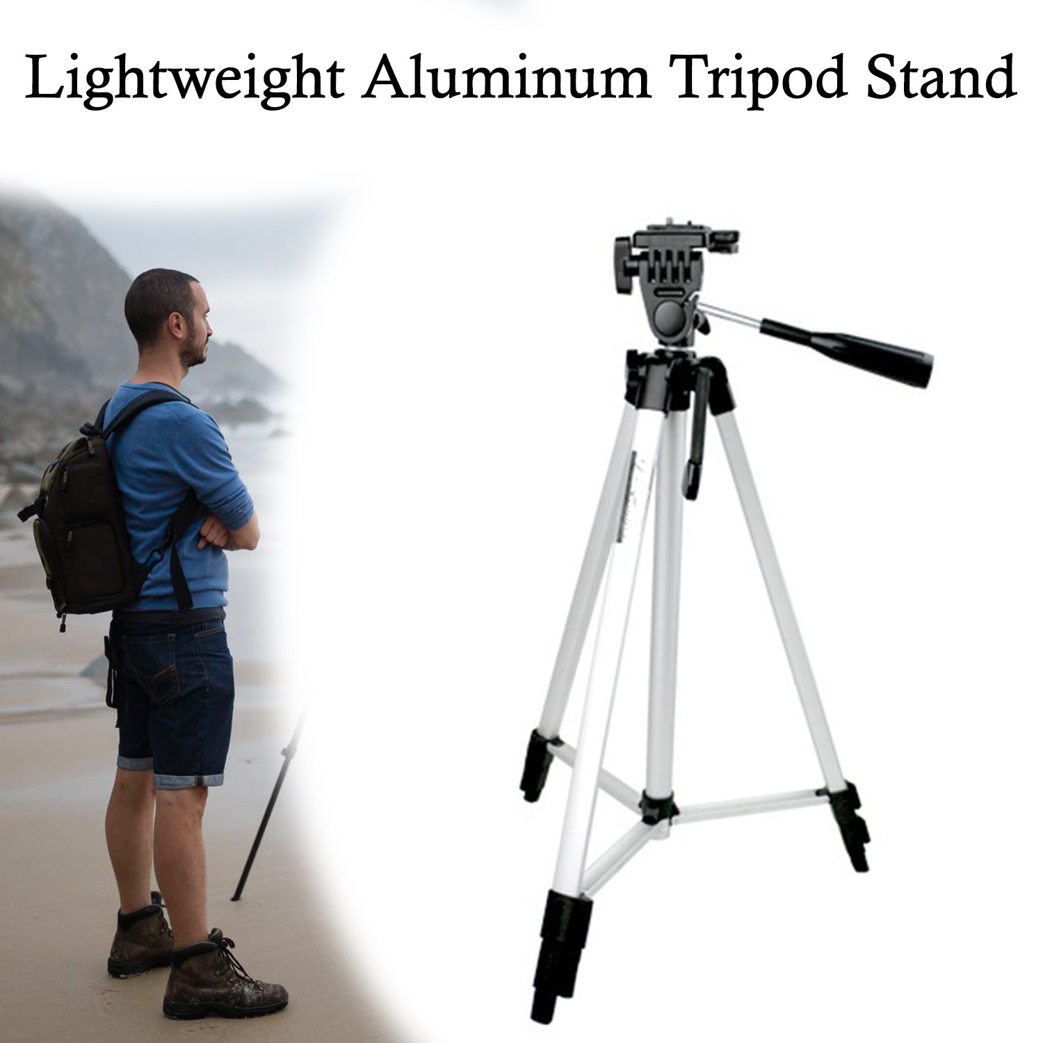 Long Lightweight Aluminum Tripod Stand - Springkart 